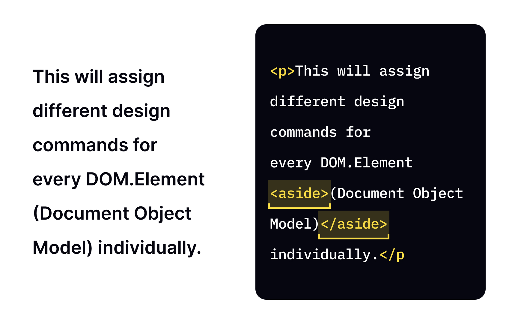 The <aside> tag Bad Practice