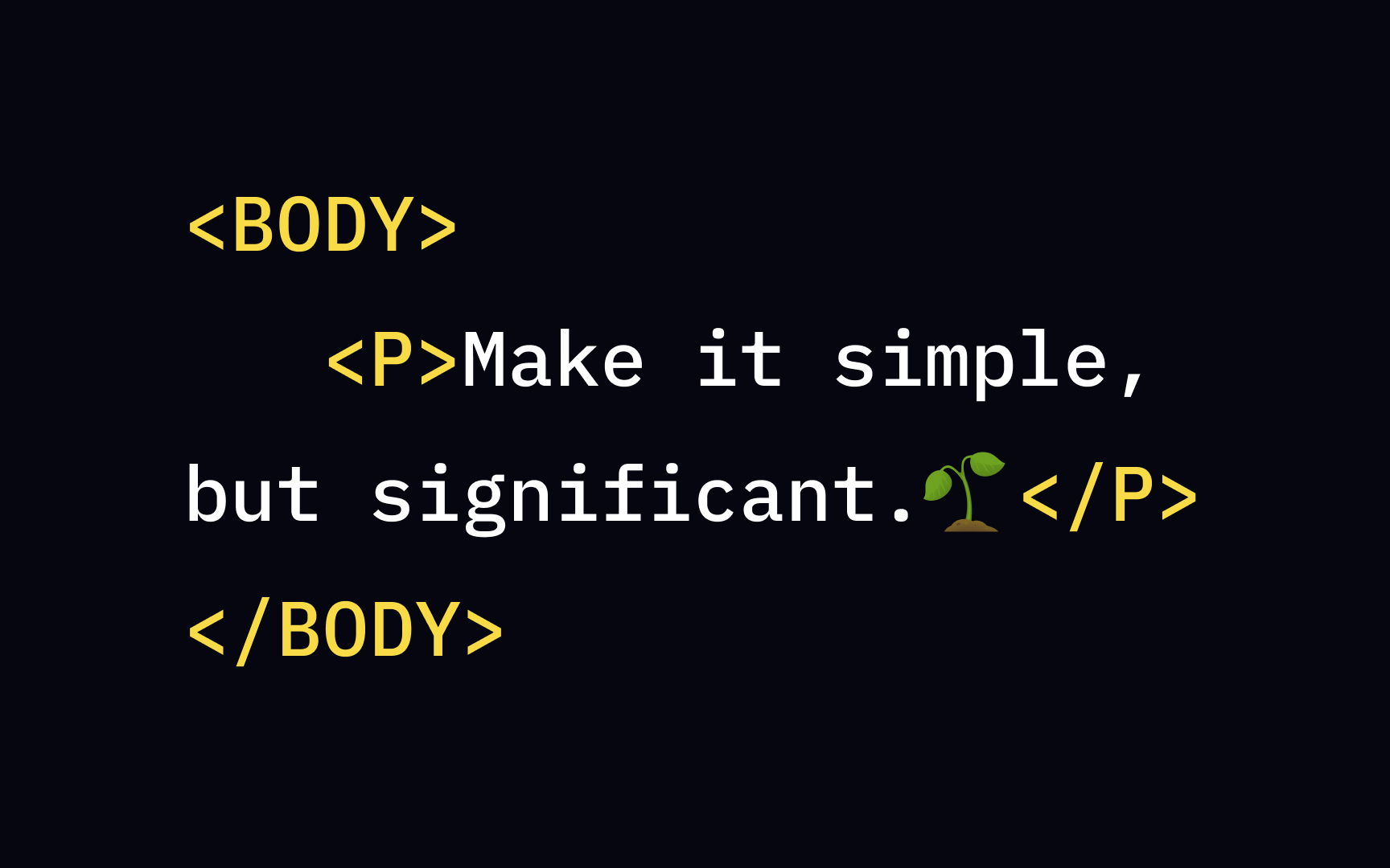 Use lowercase element names Bad Practice