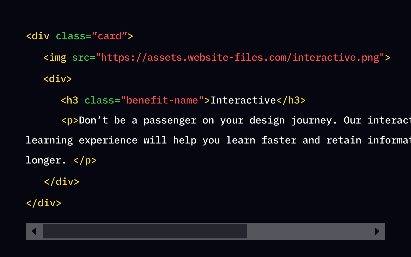 Avoid long code lines Bad Practice