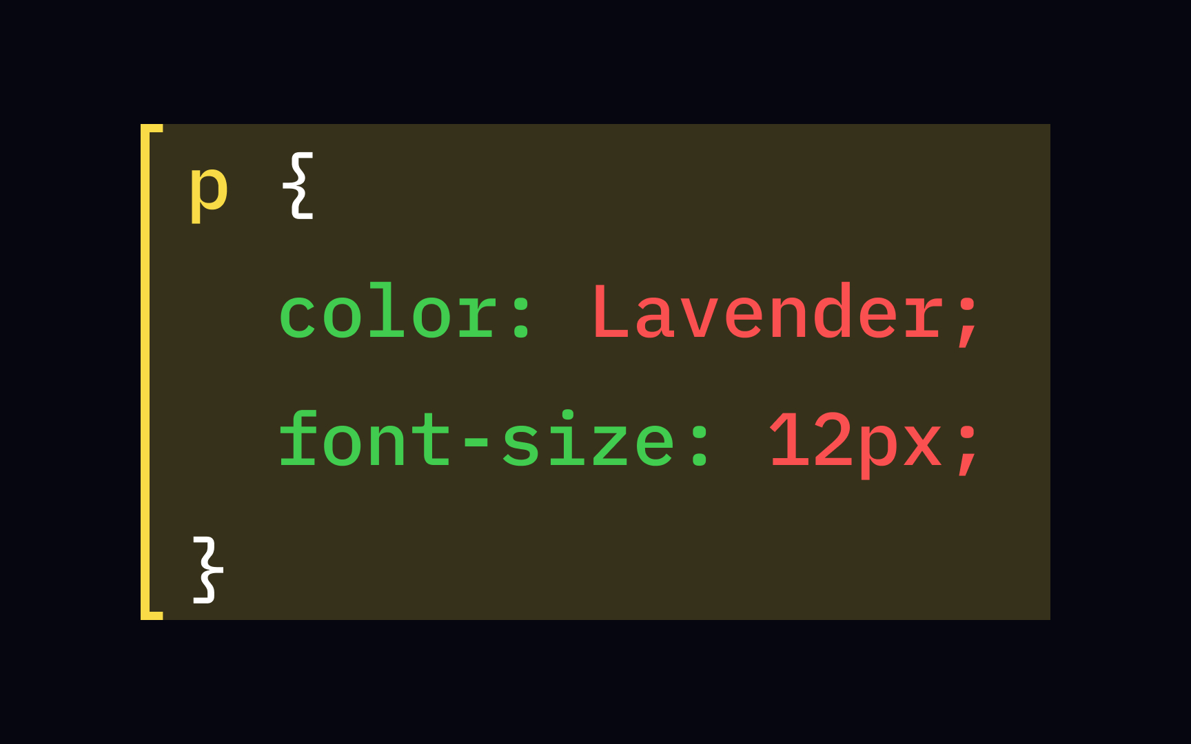 CSS declaration block Bad Practice