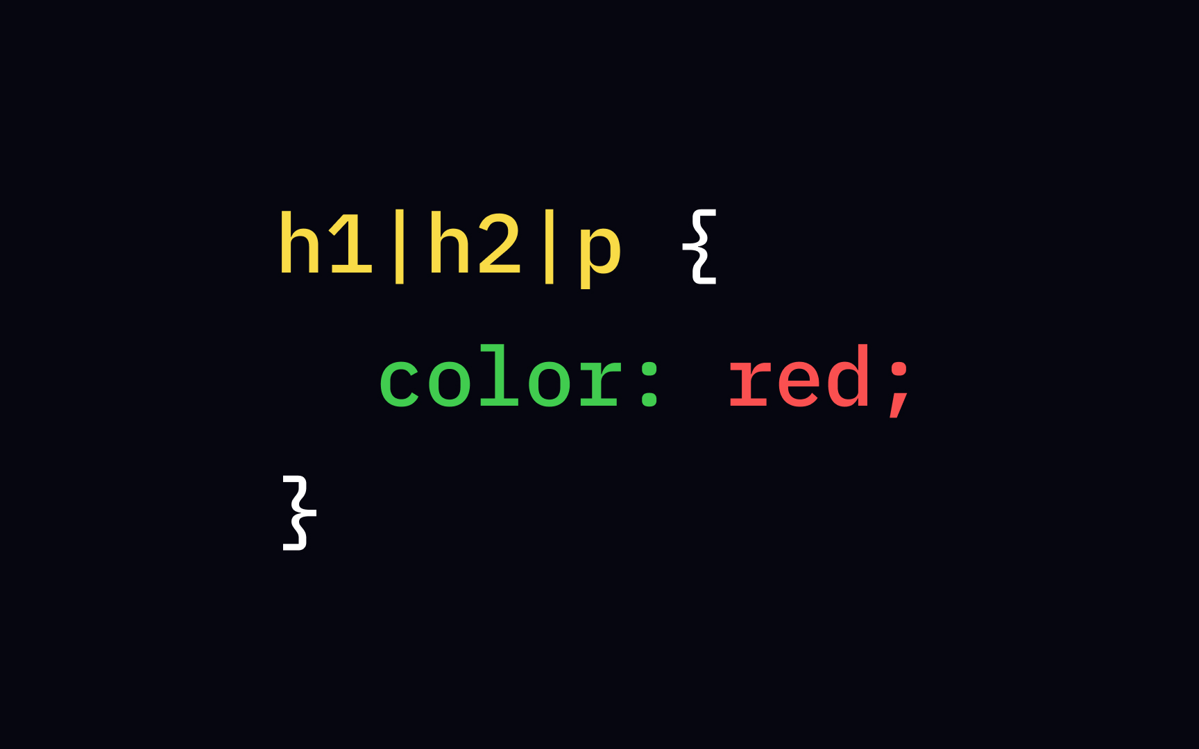 Applying the same CSS rules to multiple elements Bad Practice