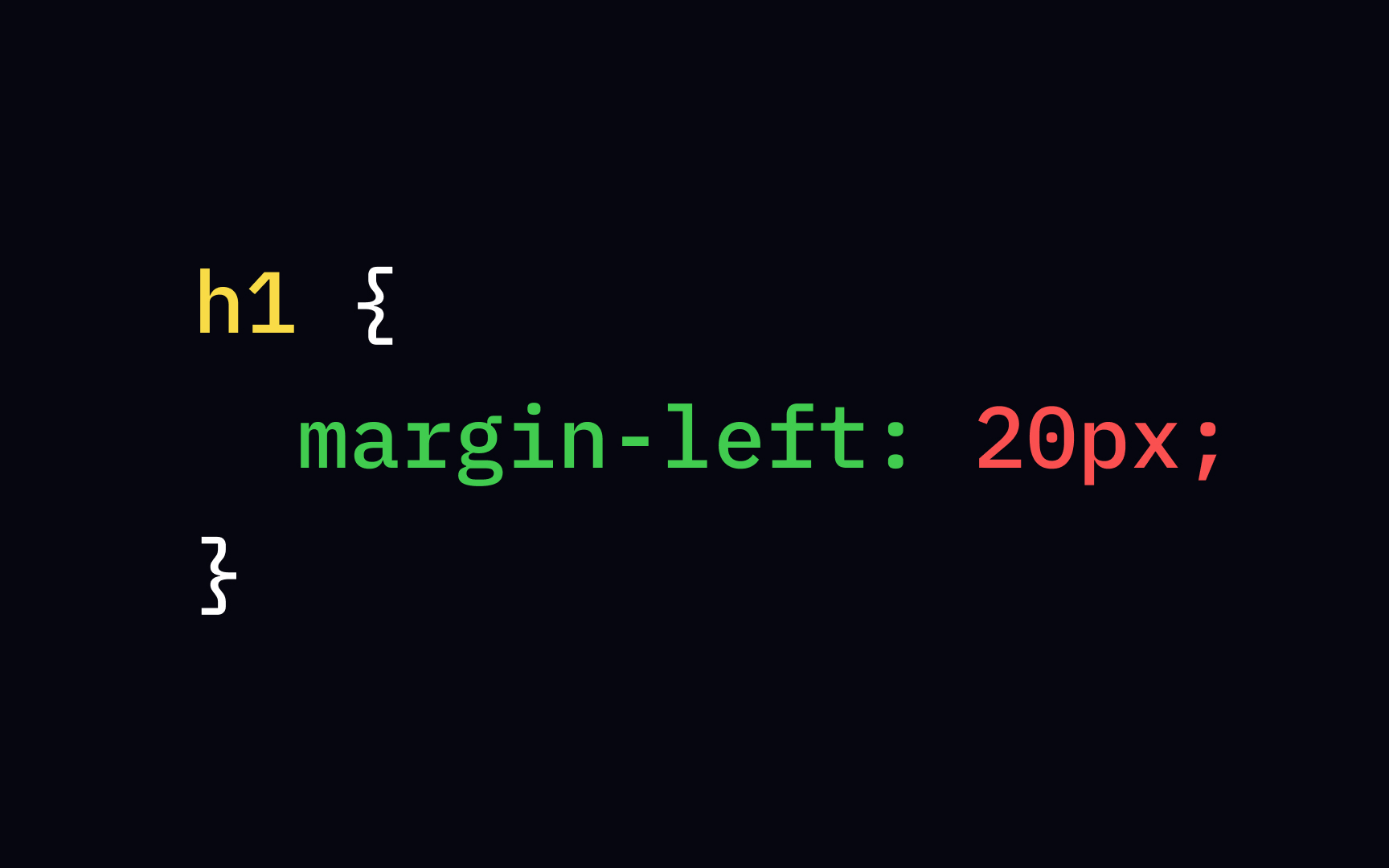 Curly braces in CSS Best Practice