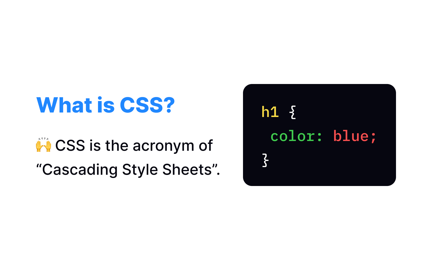 CSS property for setting text color Best Practice