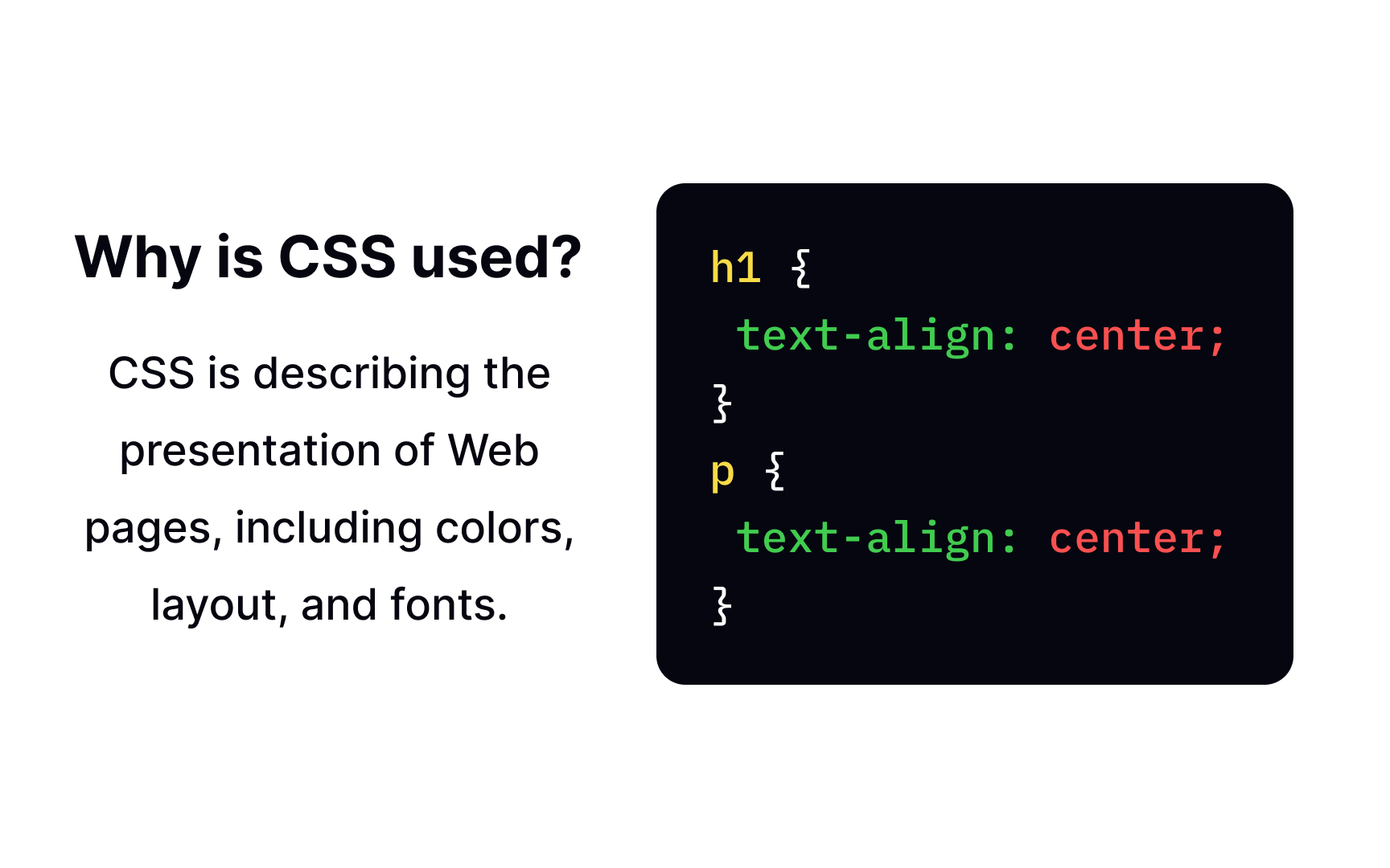 CSS text-align property Best Practice
