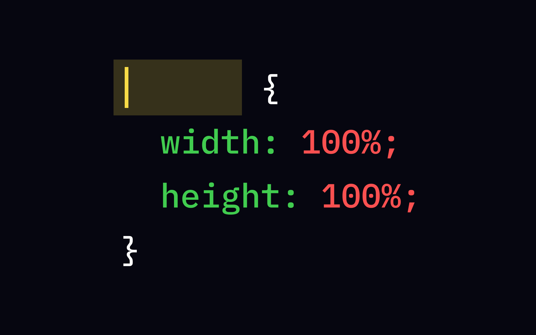 Using CSS element type selectors