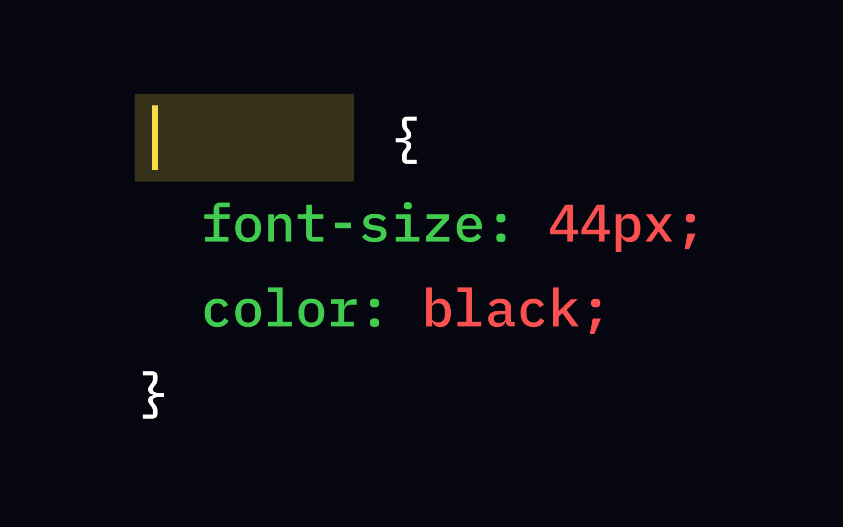 Using CSS class selectors