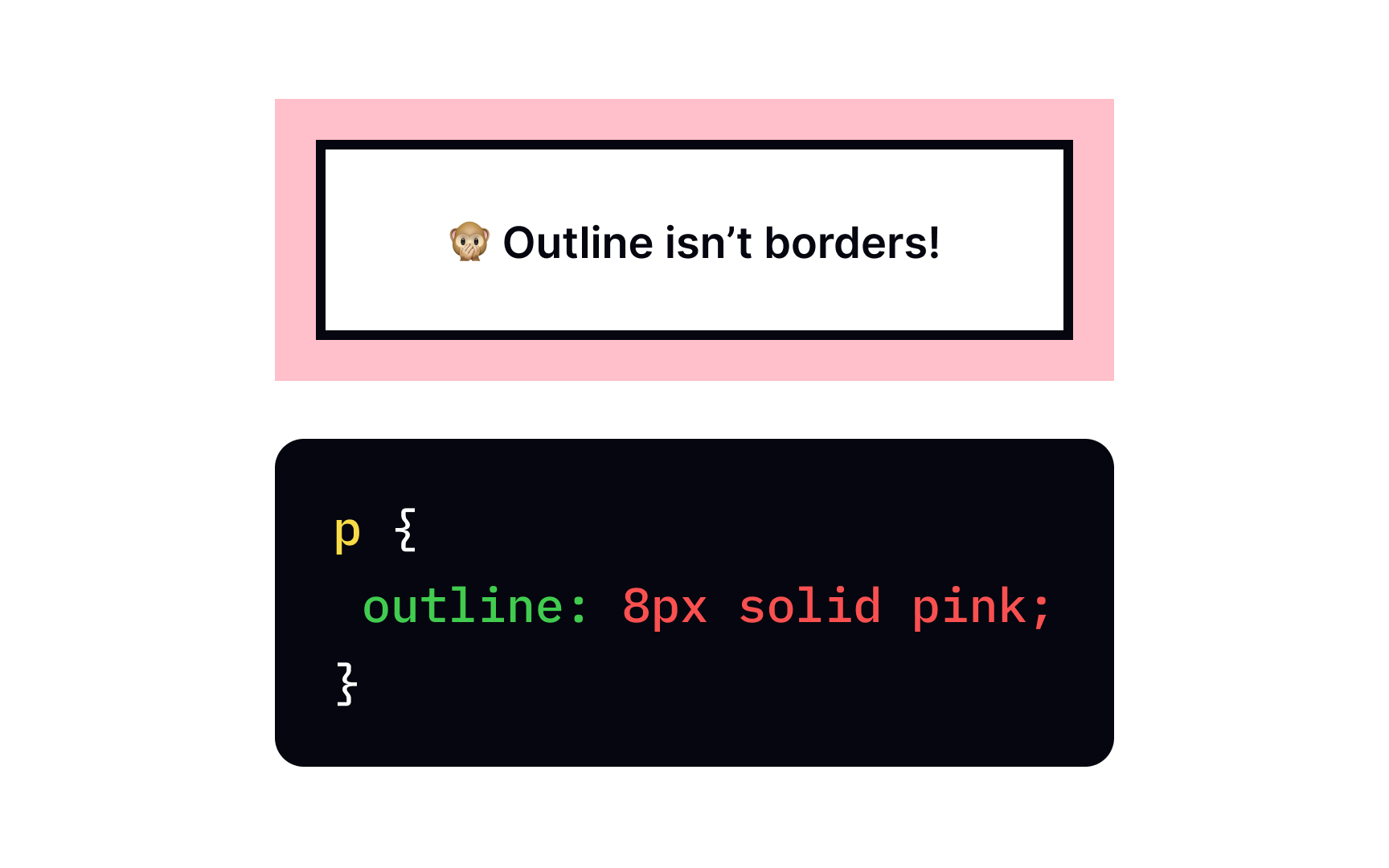 CSS outline property Best Practice