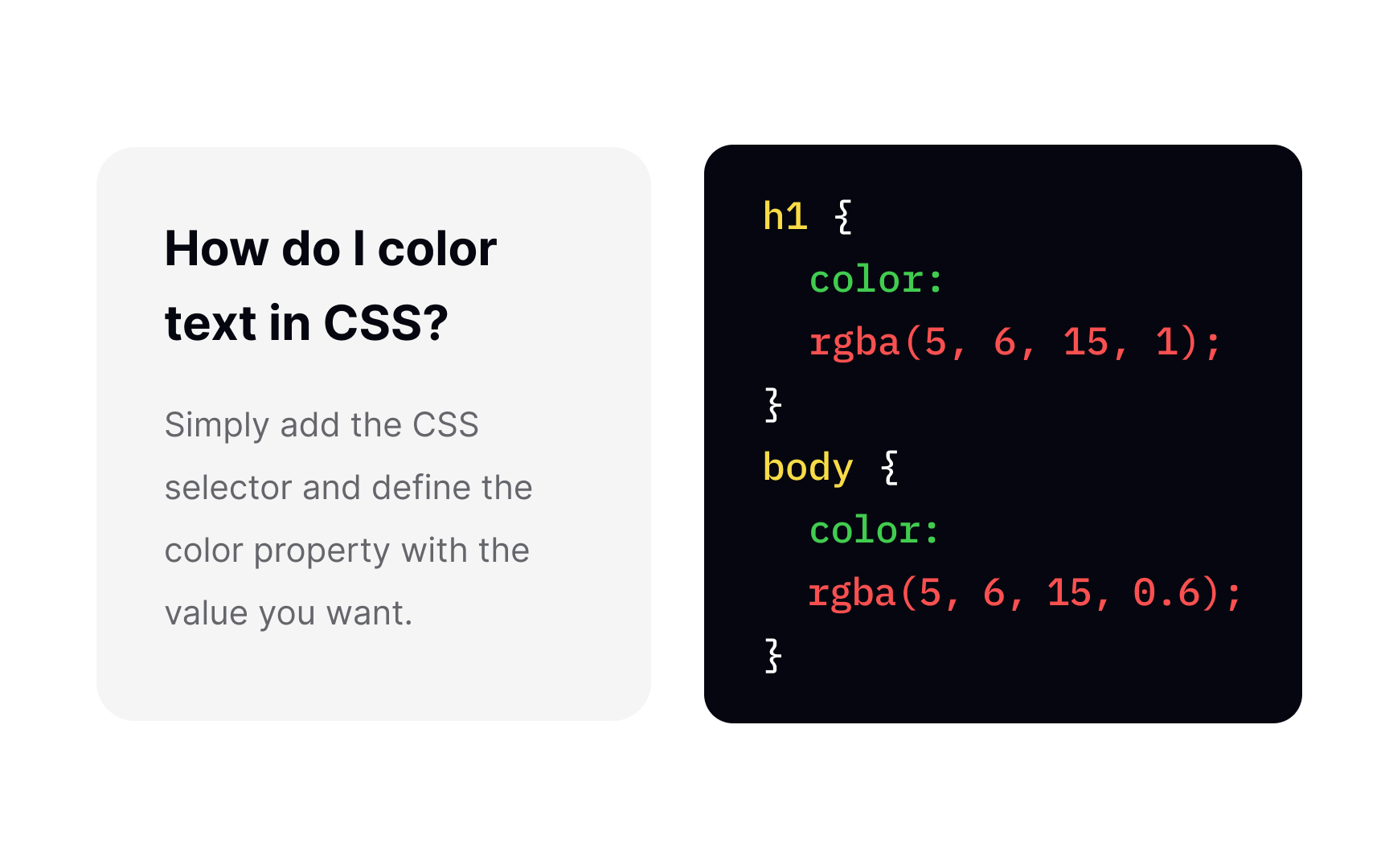 RGBA color values in CSS Best Practice