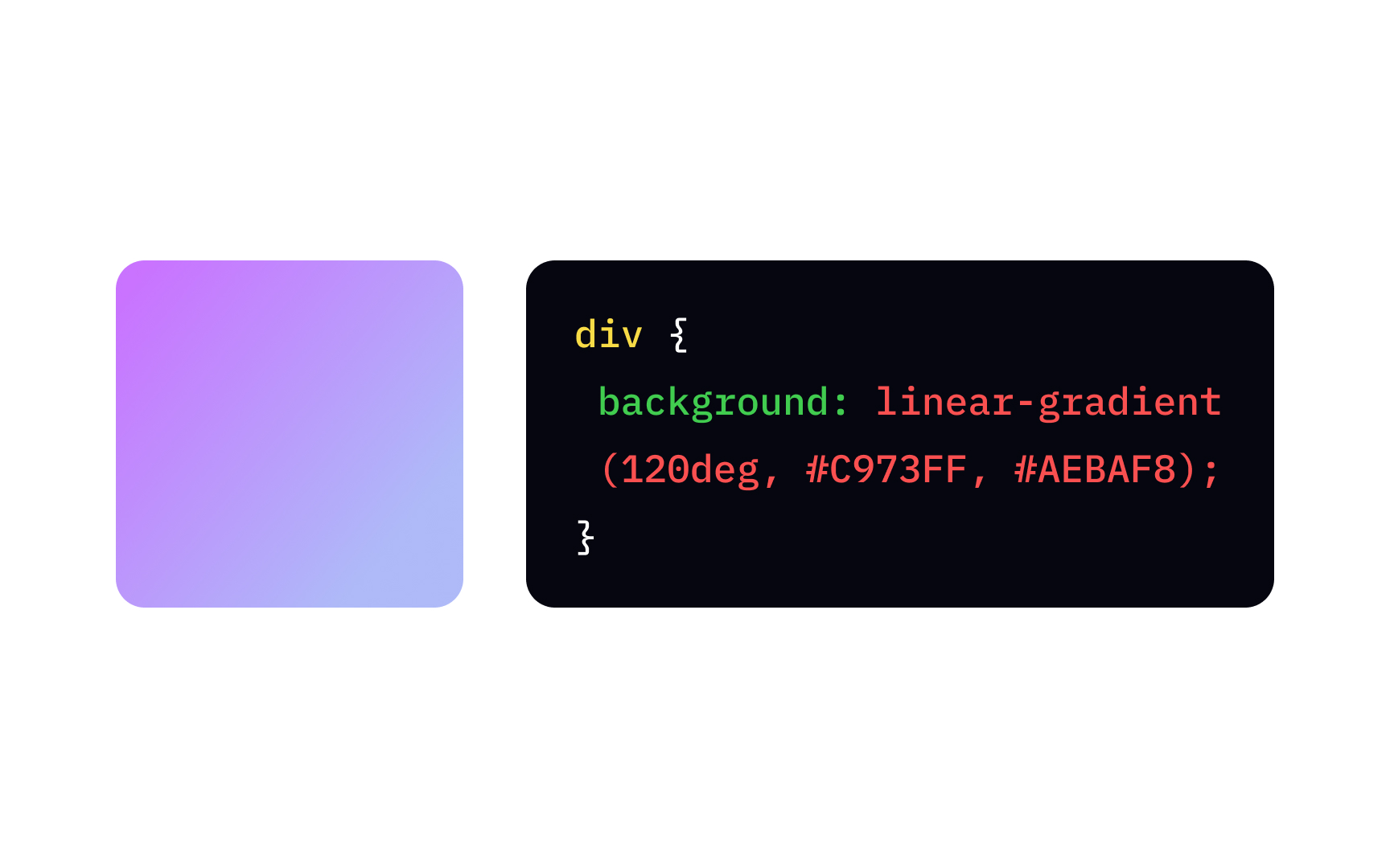 CSS linear-gradient function Best Practice