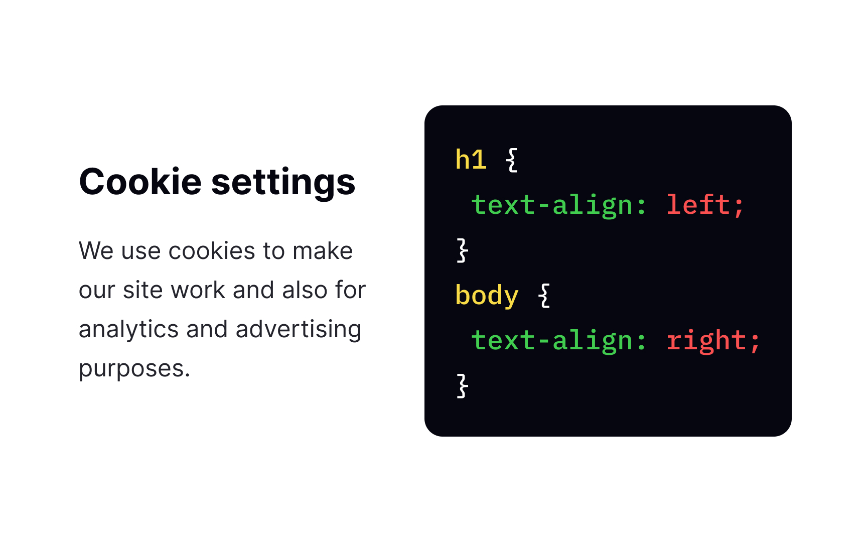 CSS text-align property Bad Practice