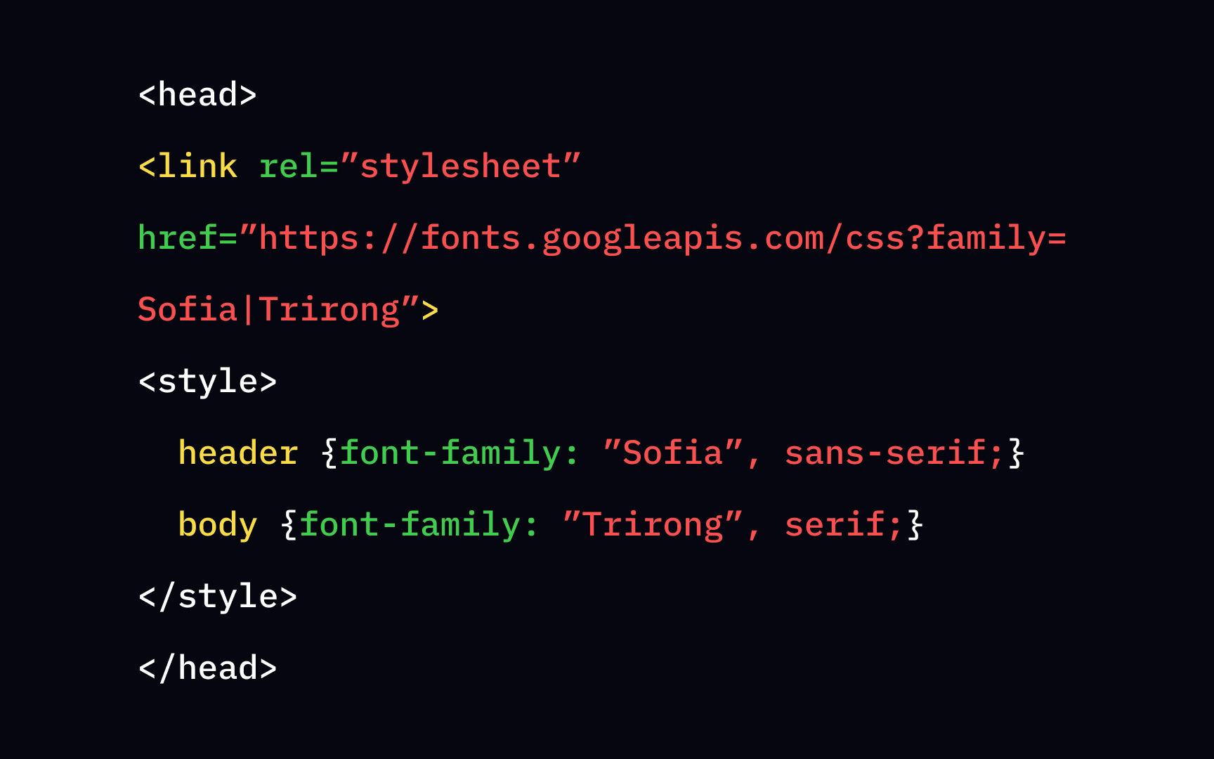 Google fonts in CSS Best Practice