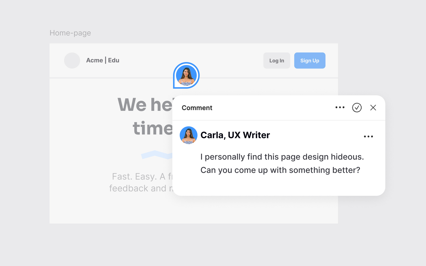 Give constructive criticism Bad Practice