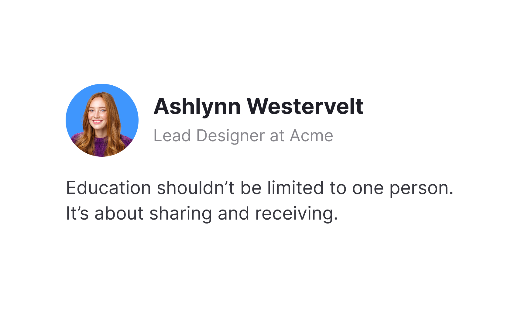 Develop a desire to teach Best Practice