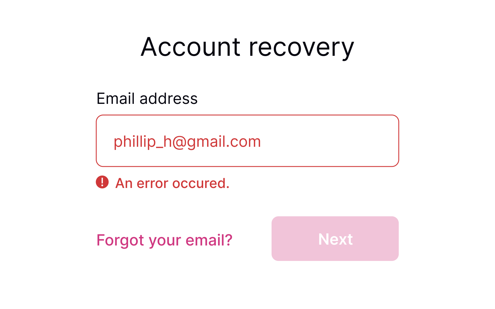 Meaningful error messages Bad Practice