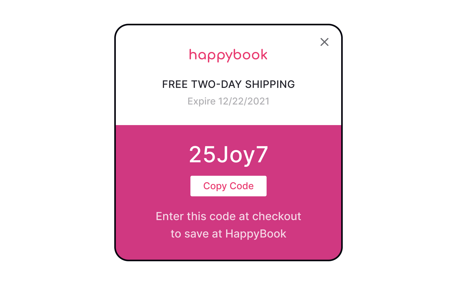 Allow promo codes to be applied with a click Best Practice