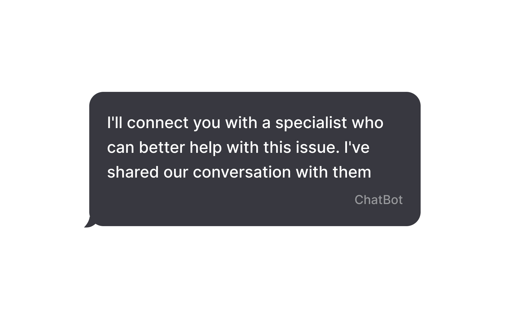 The escalation spectrum