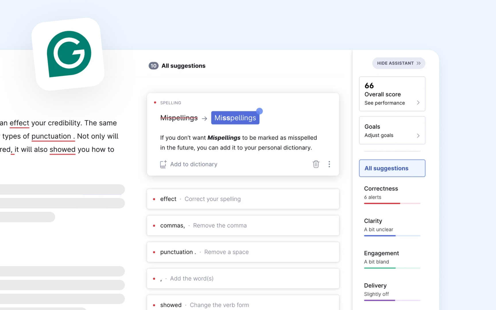 The augmentation advantage