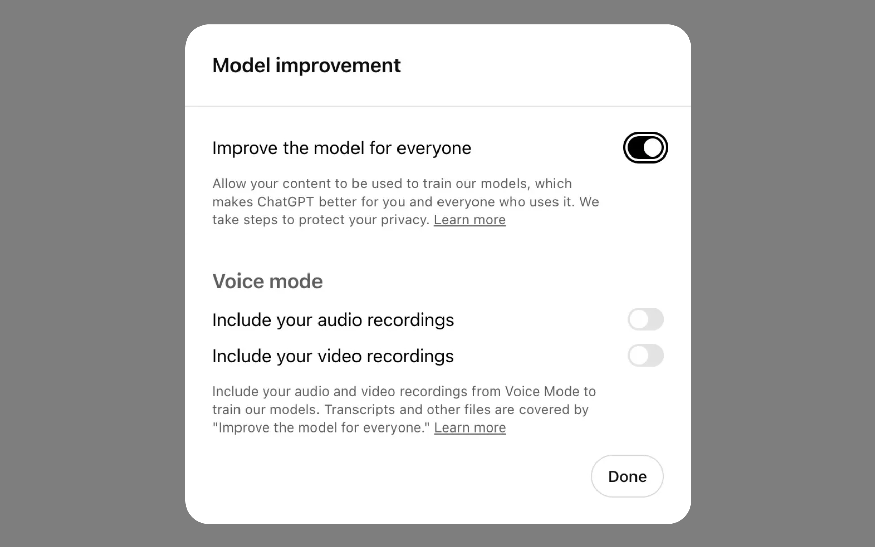 Balancing logging and privacy