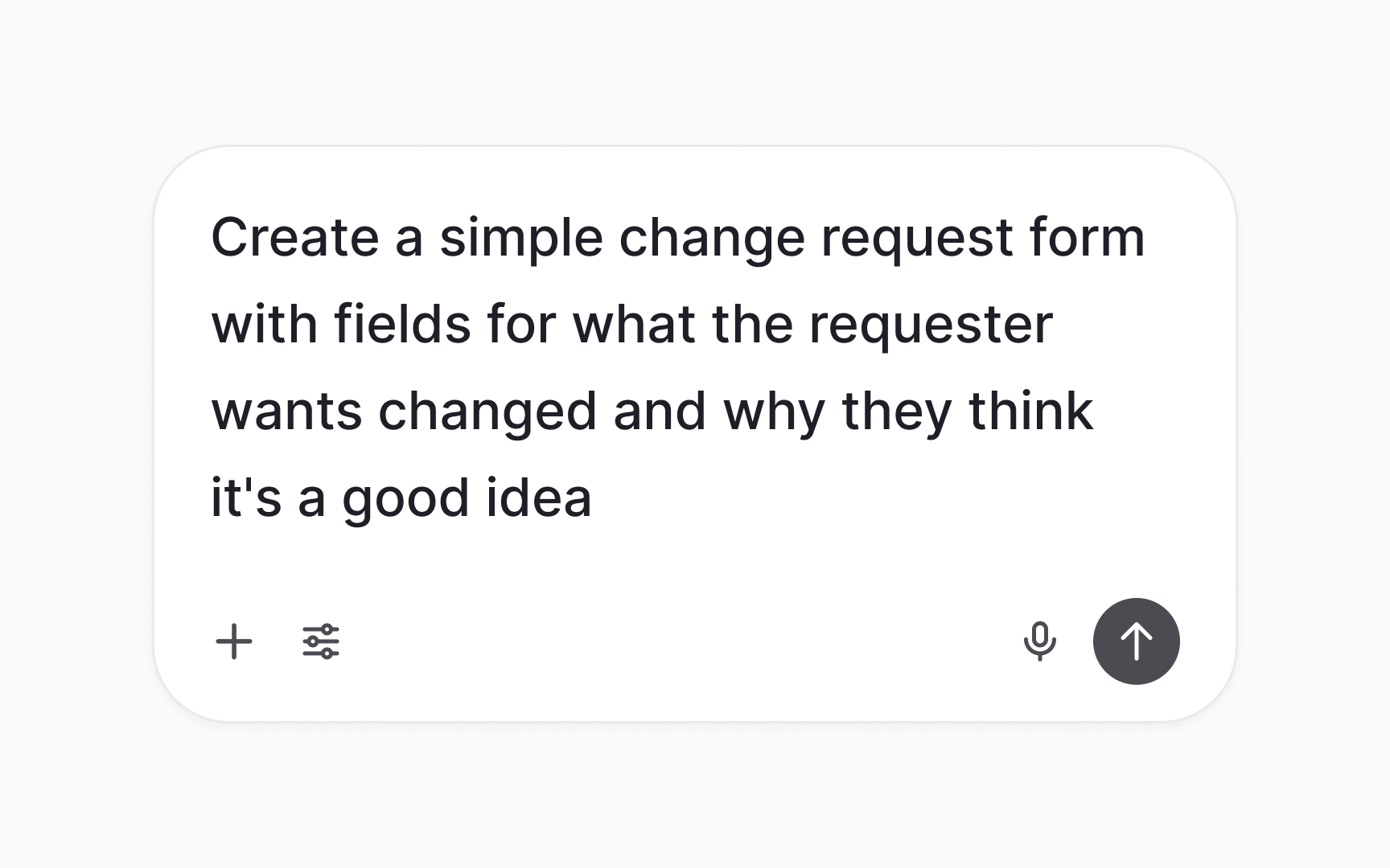 Change request templates Bad Practice