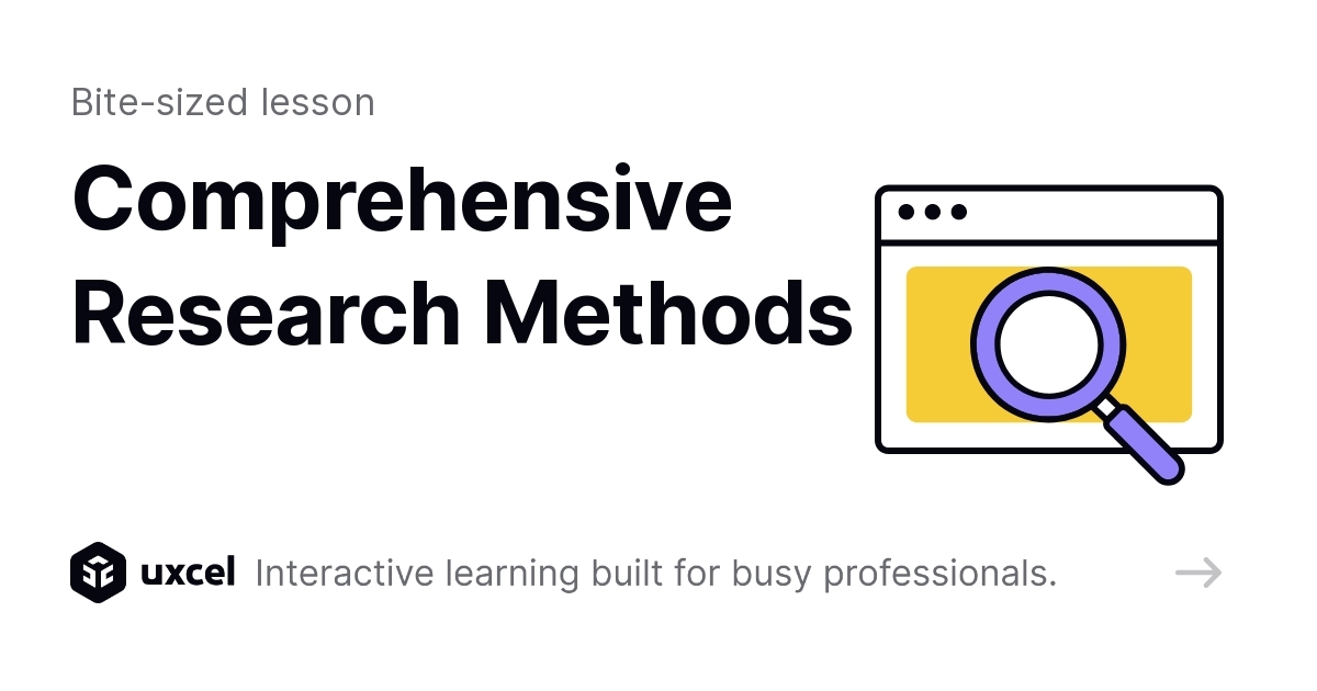 Comprehensive Research Methods Interactive Lesson
