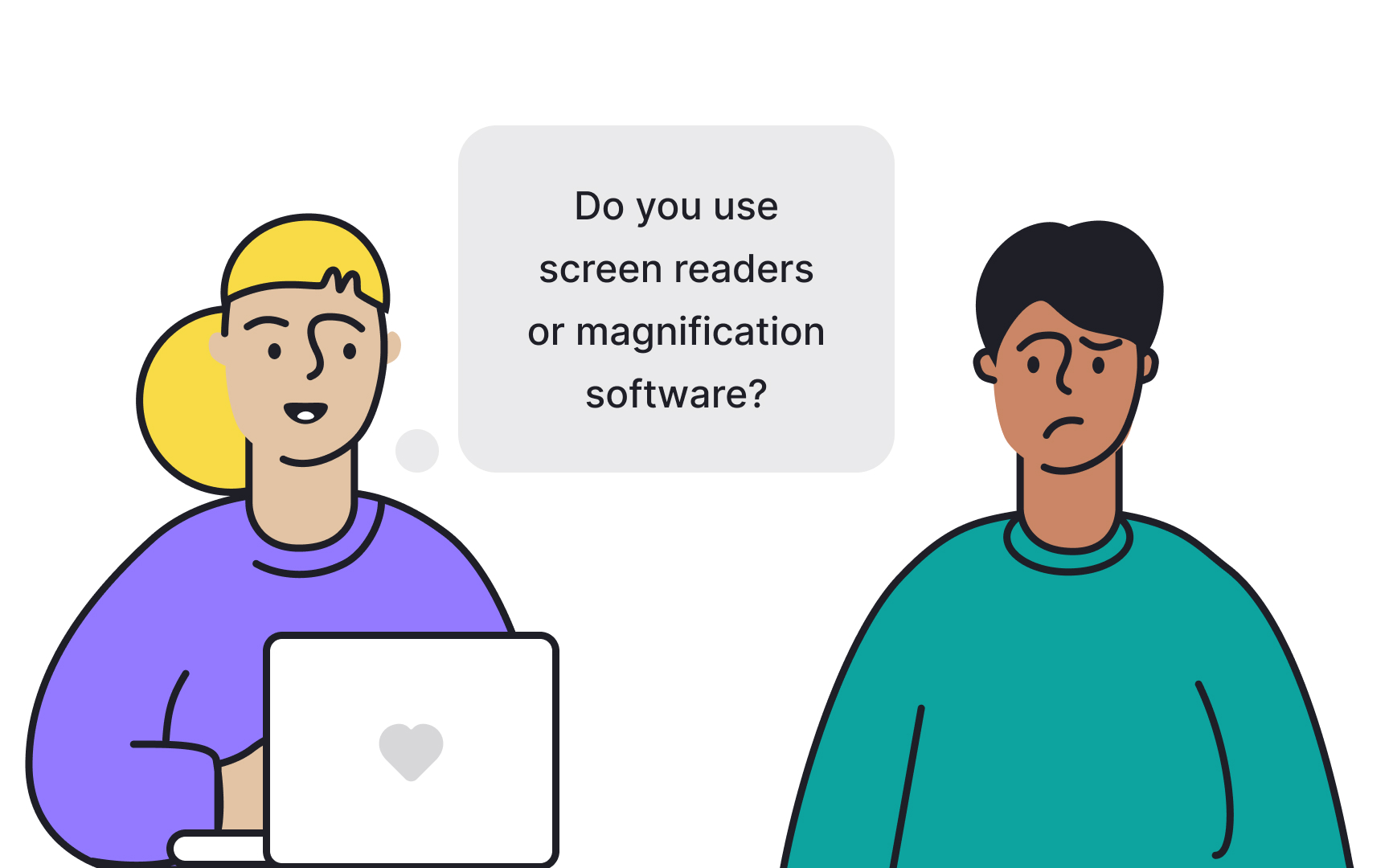 Be upfront about accessibility research