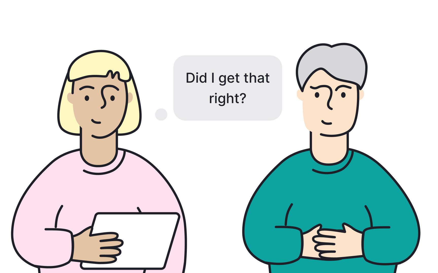 Practice active listening in user interviews