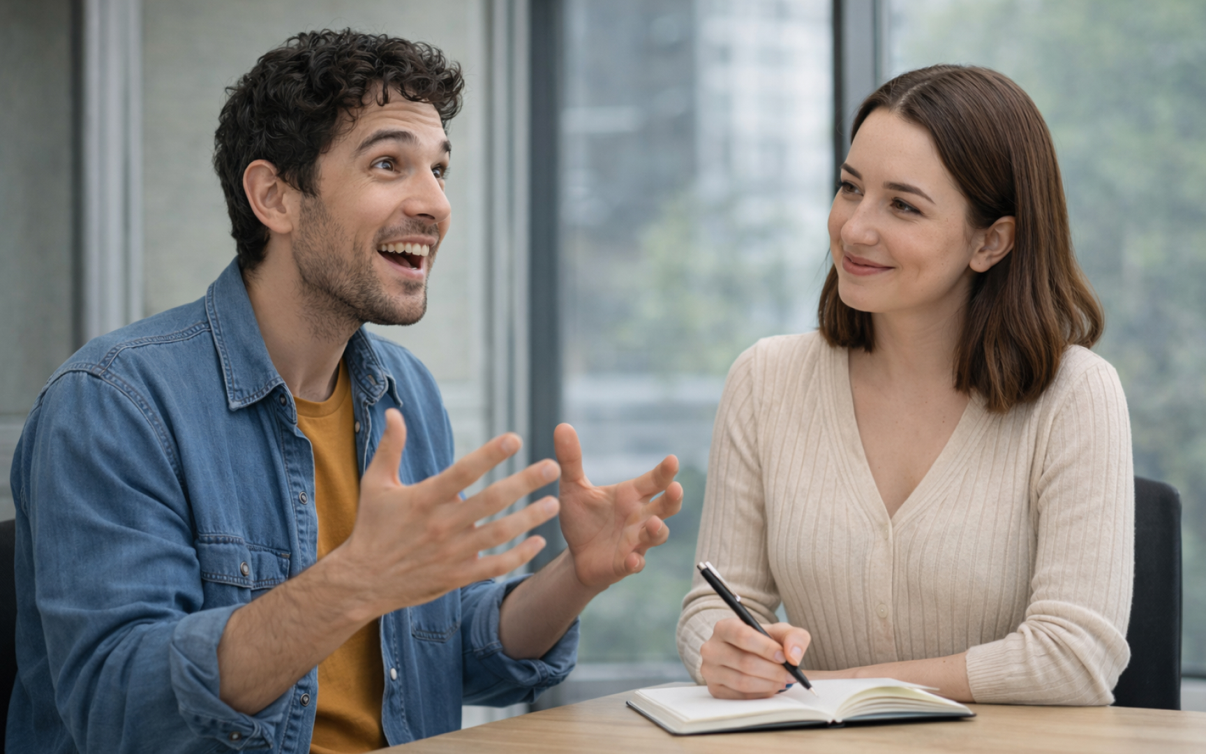 Read body language cues during user interviews