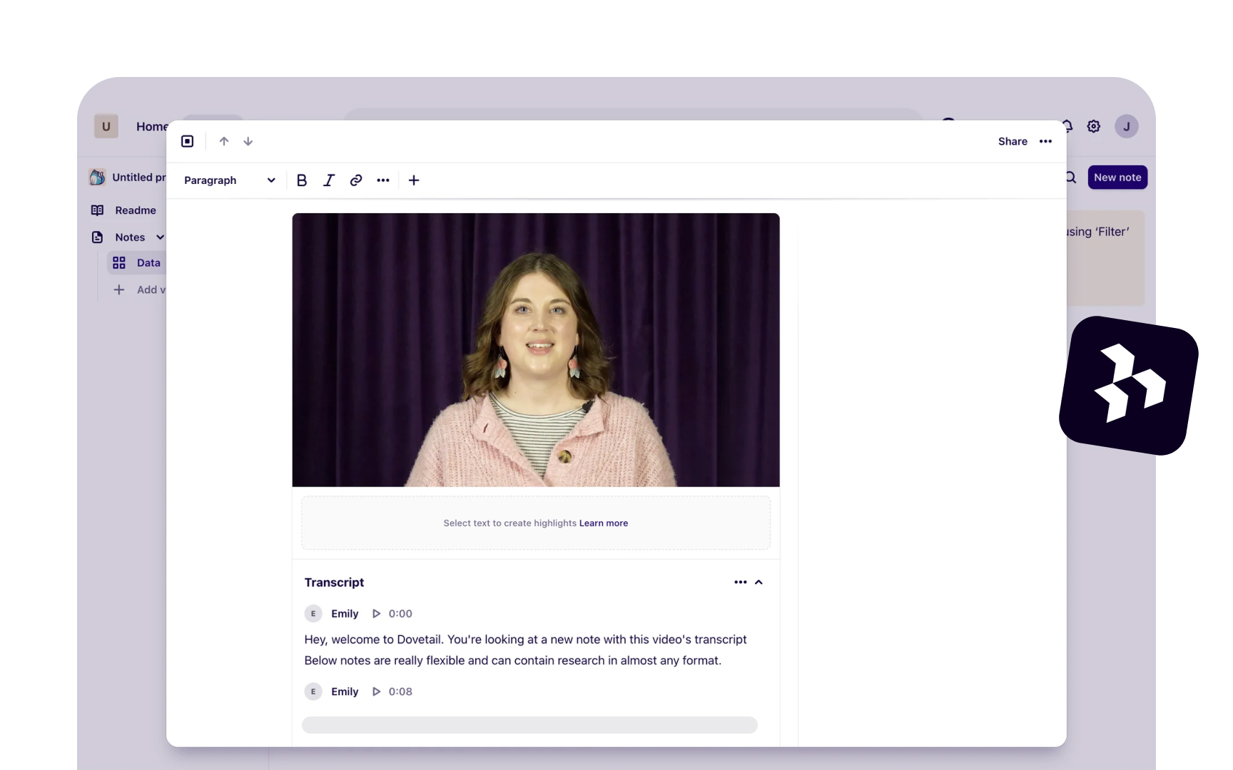 Use AI for transcription and summarization in UX research