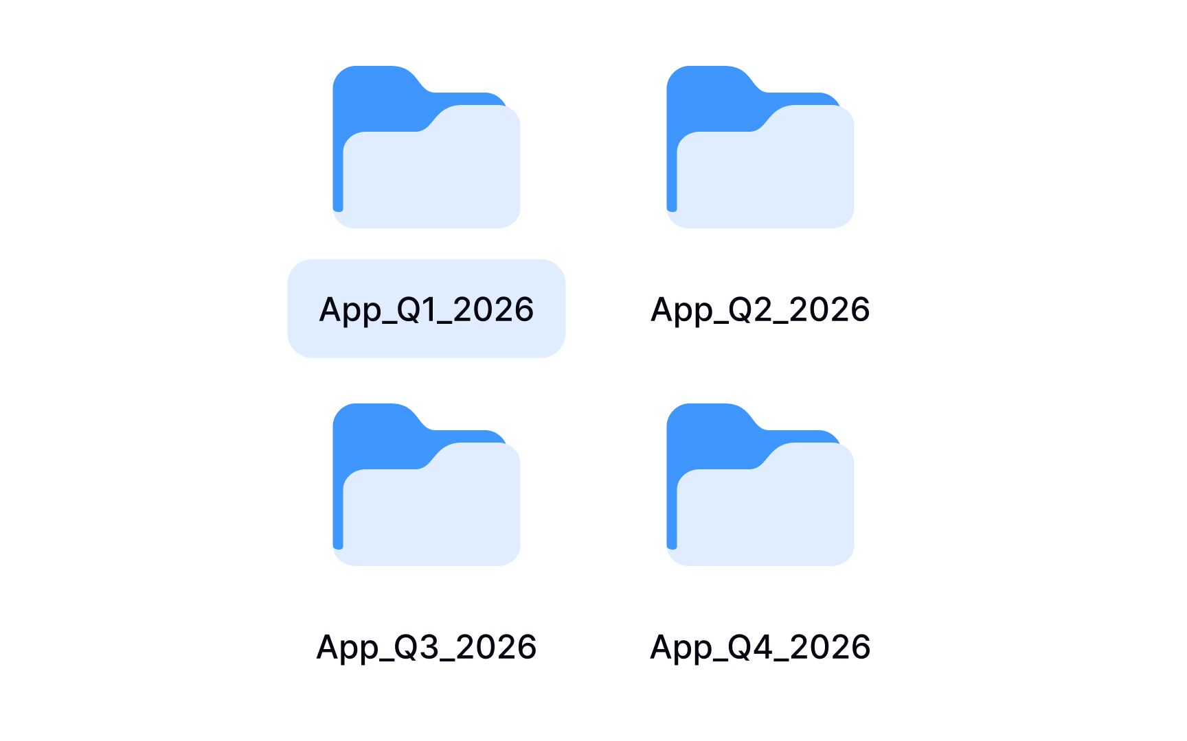 Set a file naming convention before collecting research data