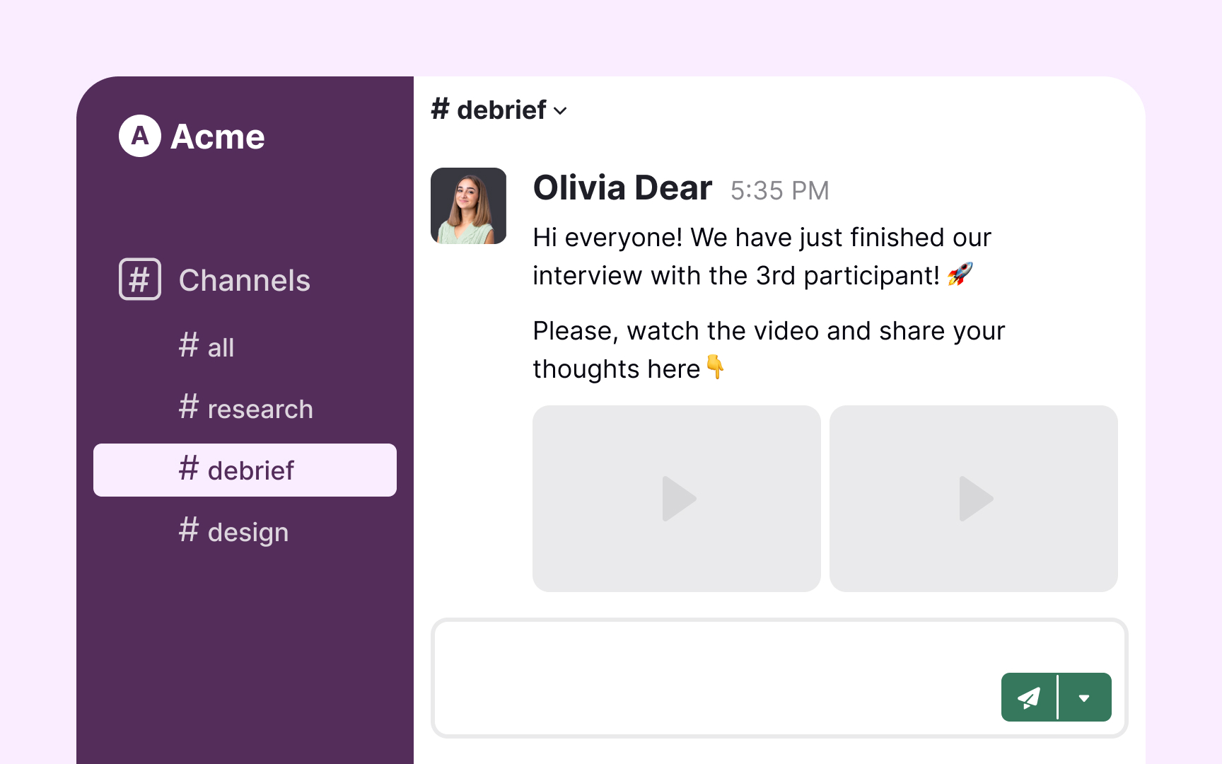 Run an async debrief when the team can't meet live