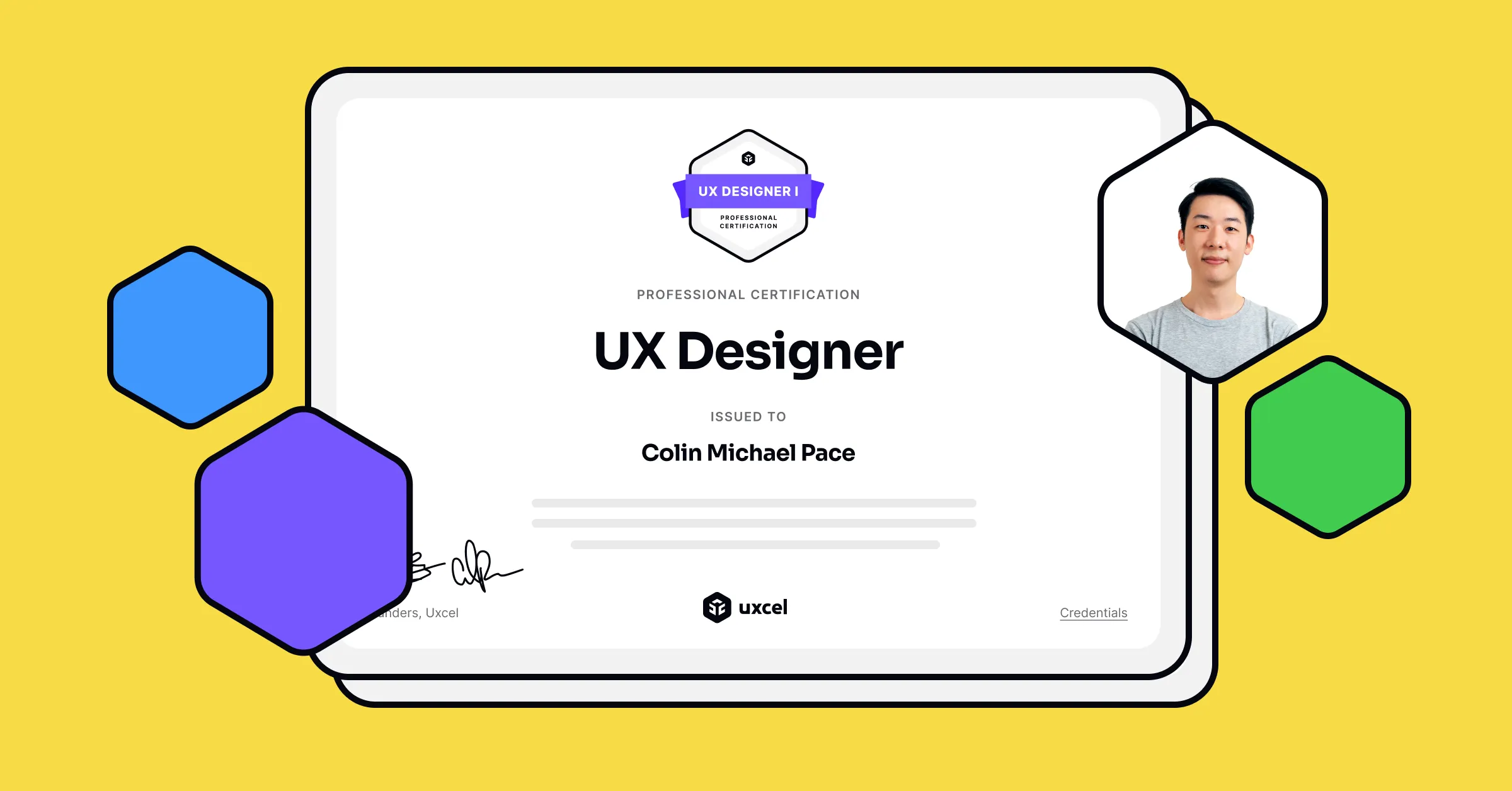 Uxcel's certifications