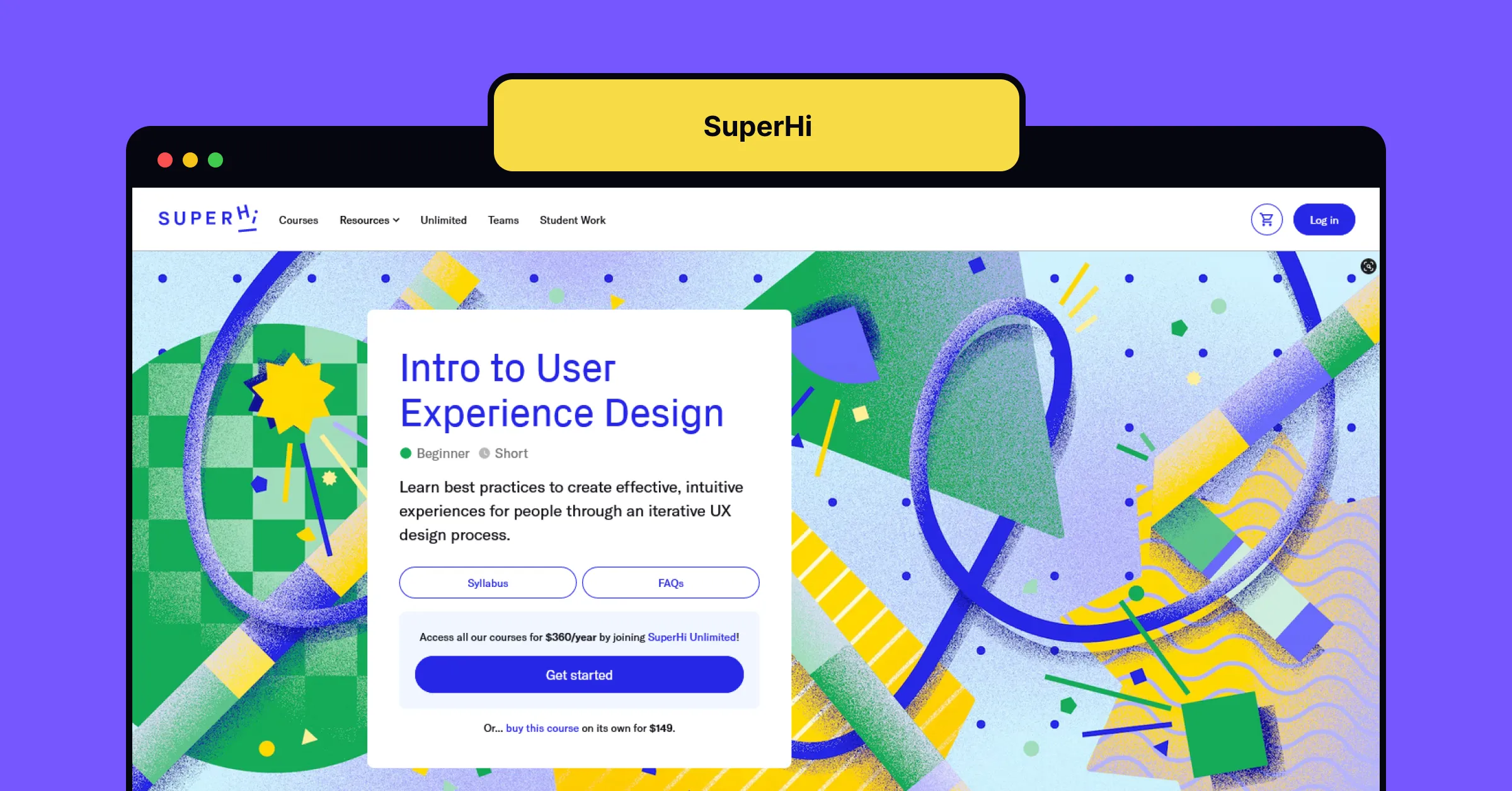 SuperHi website screenshot