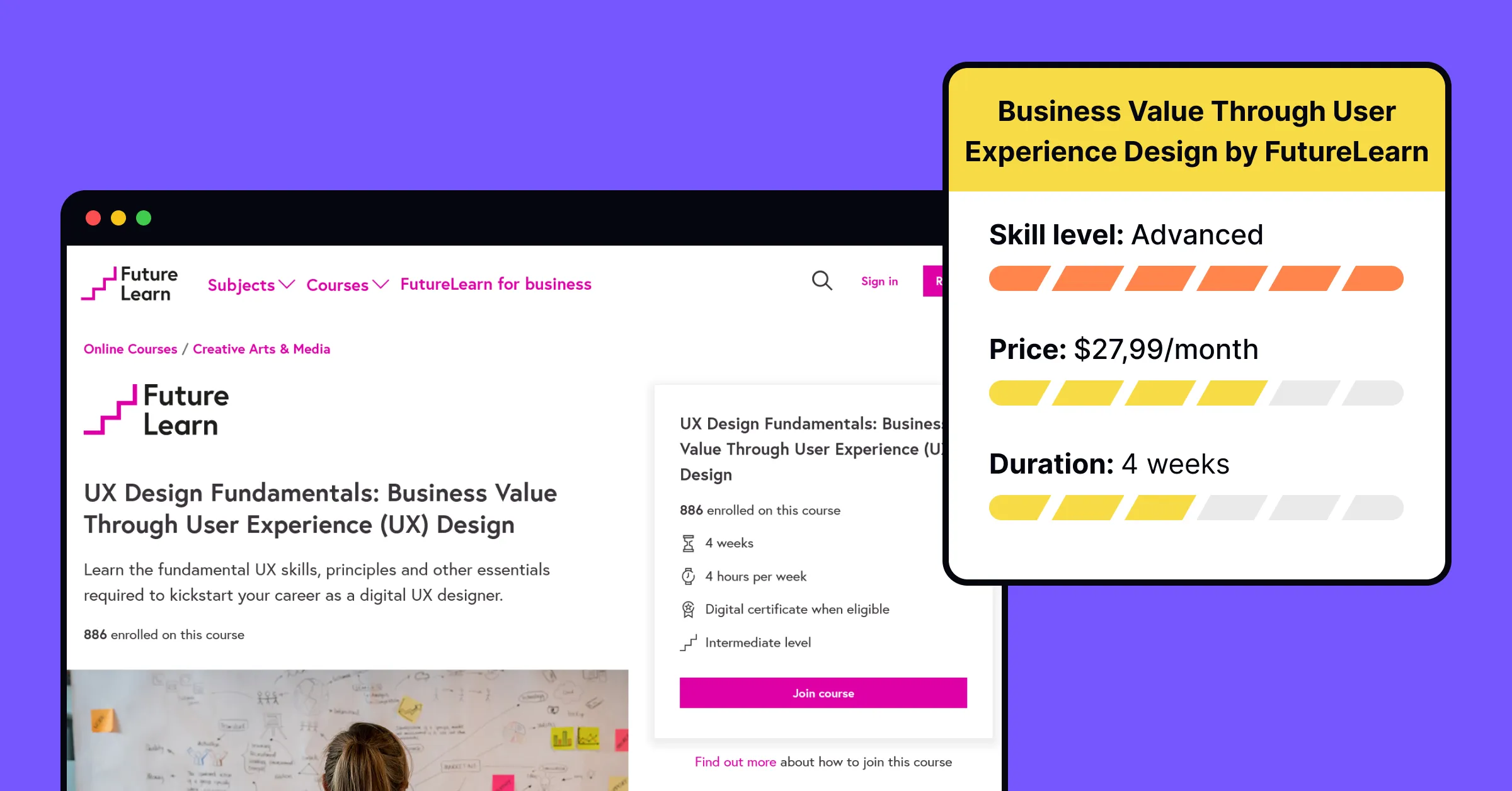 Business Value Through User Experience Design by FutureLearn