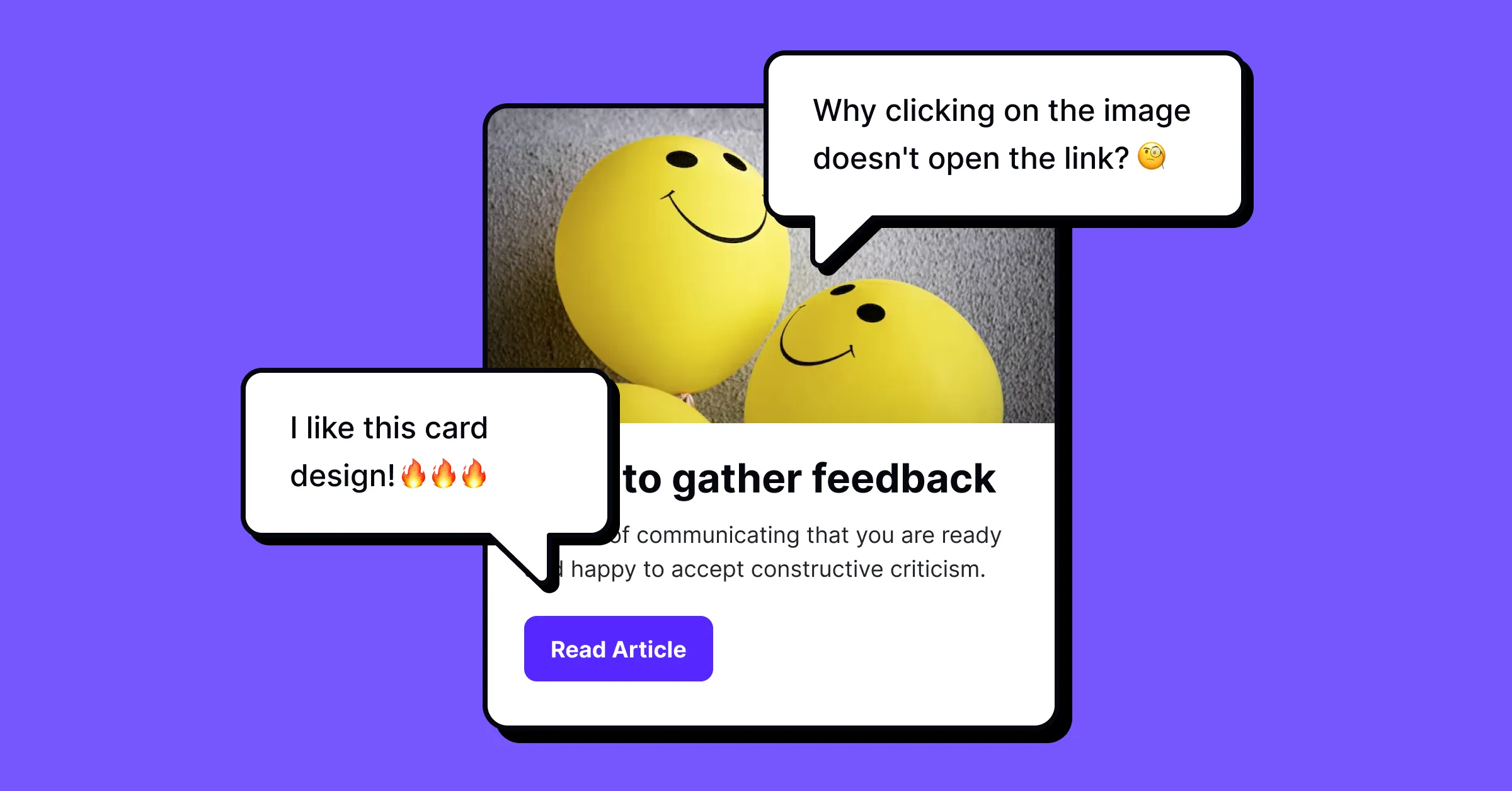 Gather feedback from design peers or a mentor