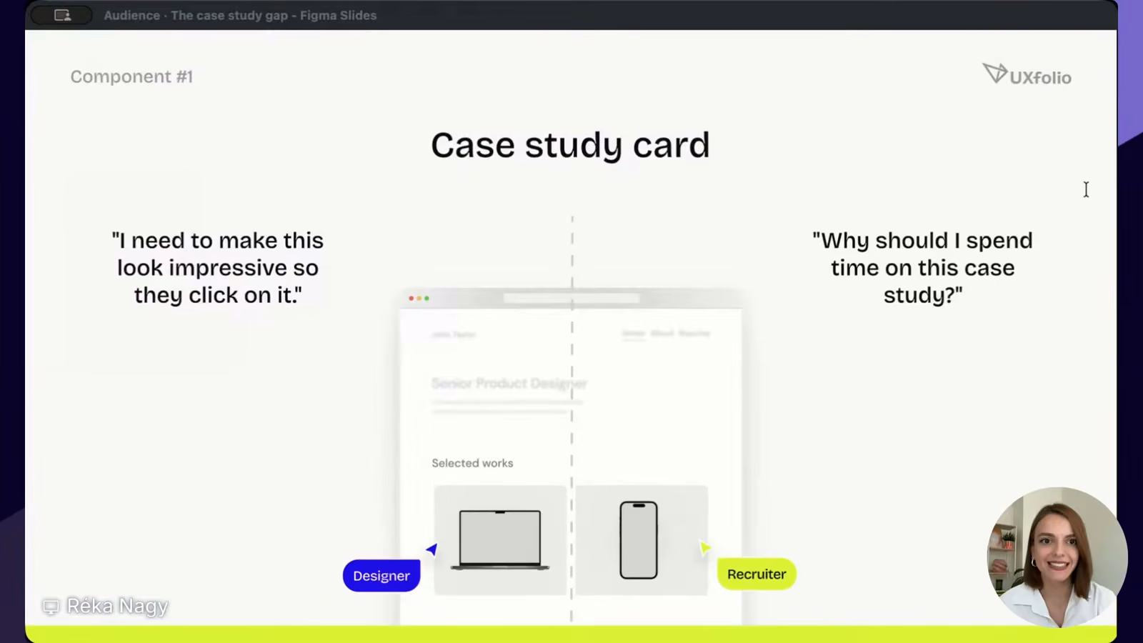 The case study cards slide
