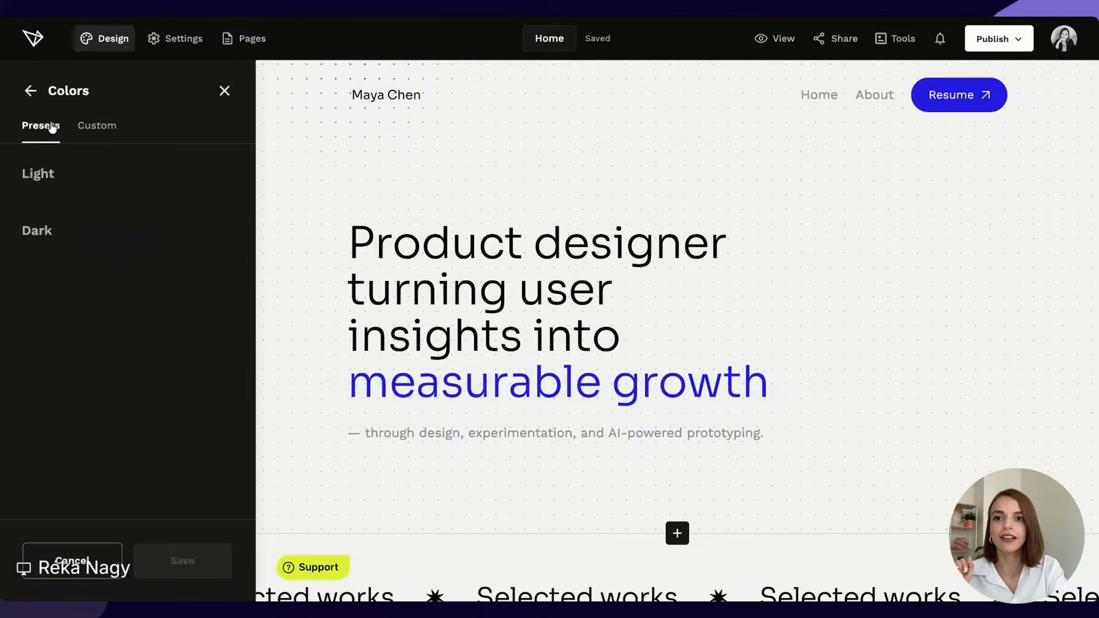 UXfolio global design controls