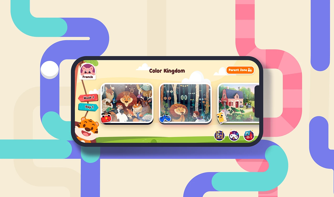 app book children chinese design kids Language Learning mobile online learning Young