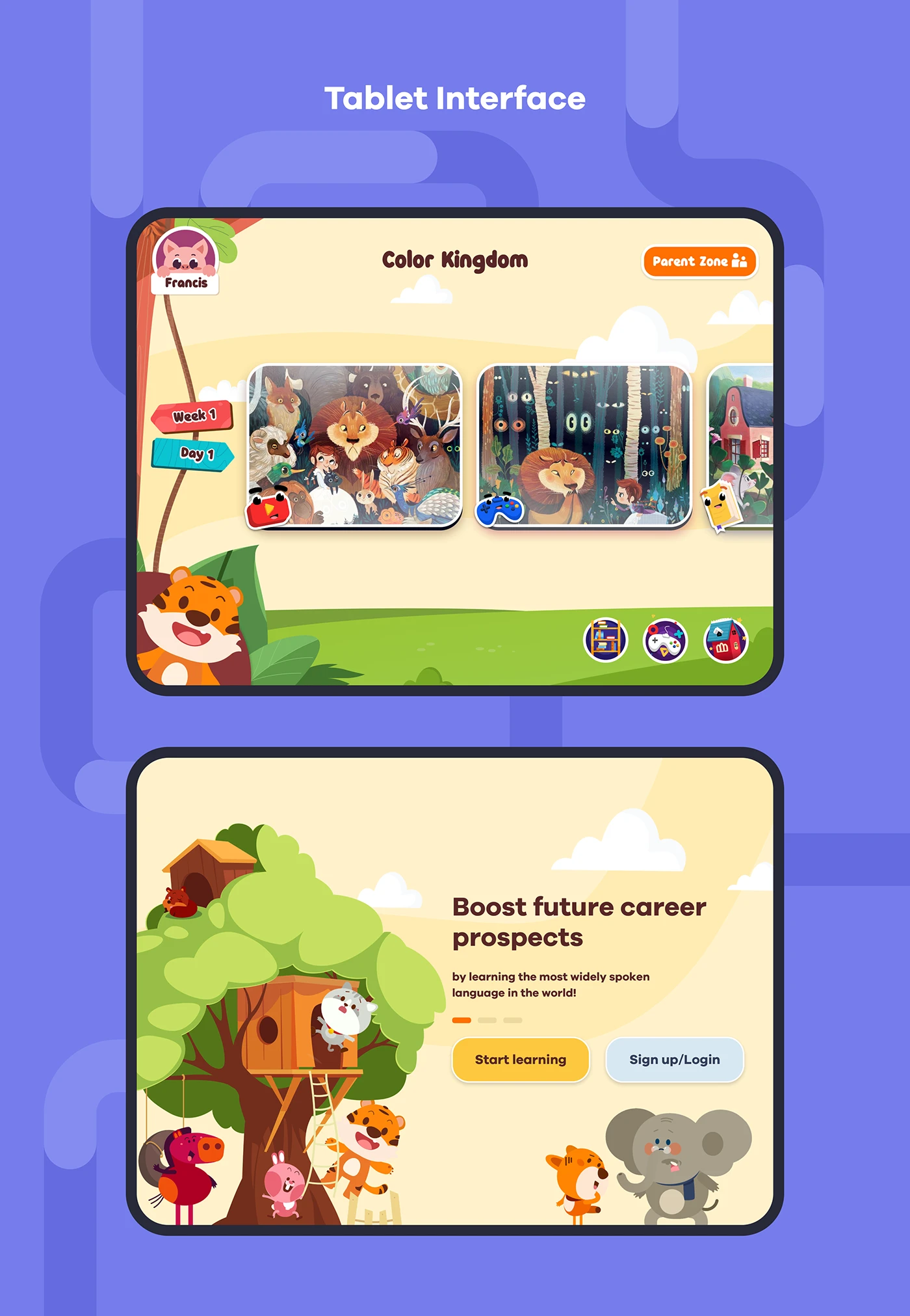 app book children chinese design kids Language Learning mobile online learning Young