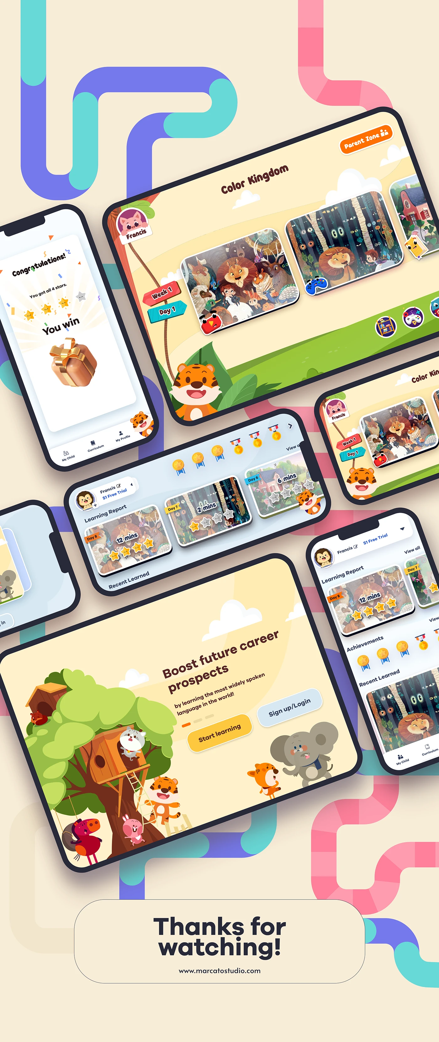 app book children chinese design kids Language Learning mobile online learning Young