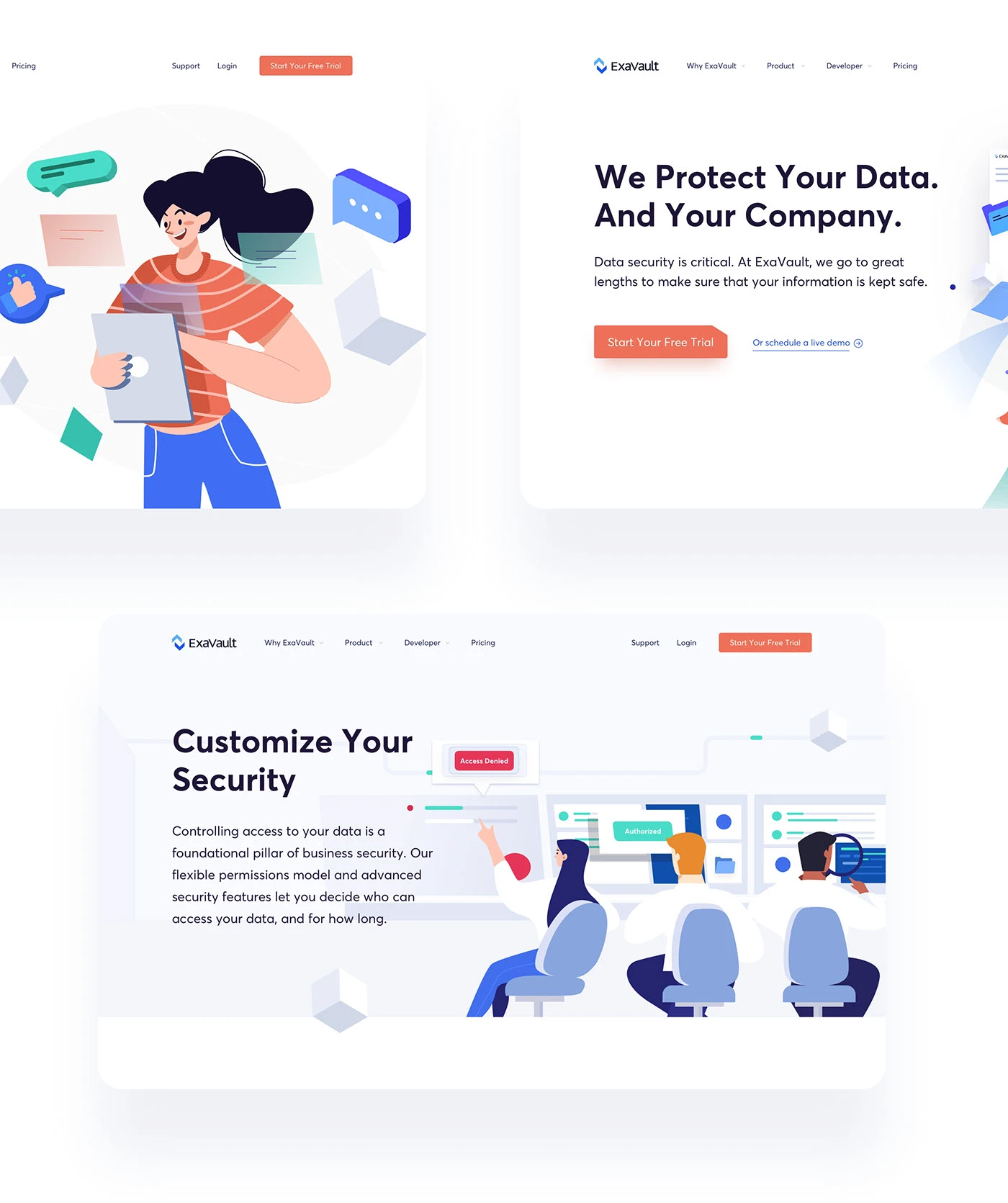 branding design ILLUSTRATION Isometric isometric illustration landing page typography Web Design Website Website Design