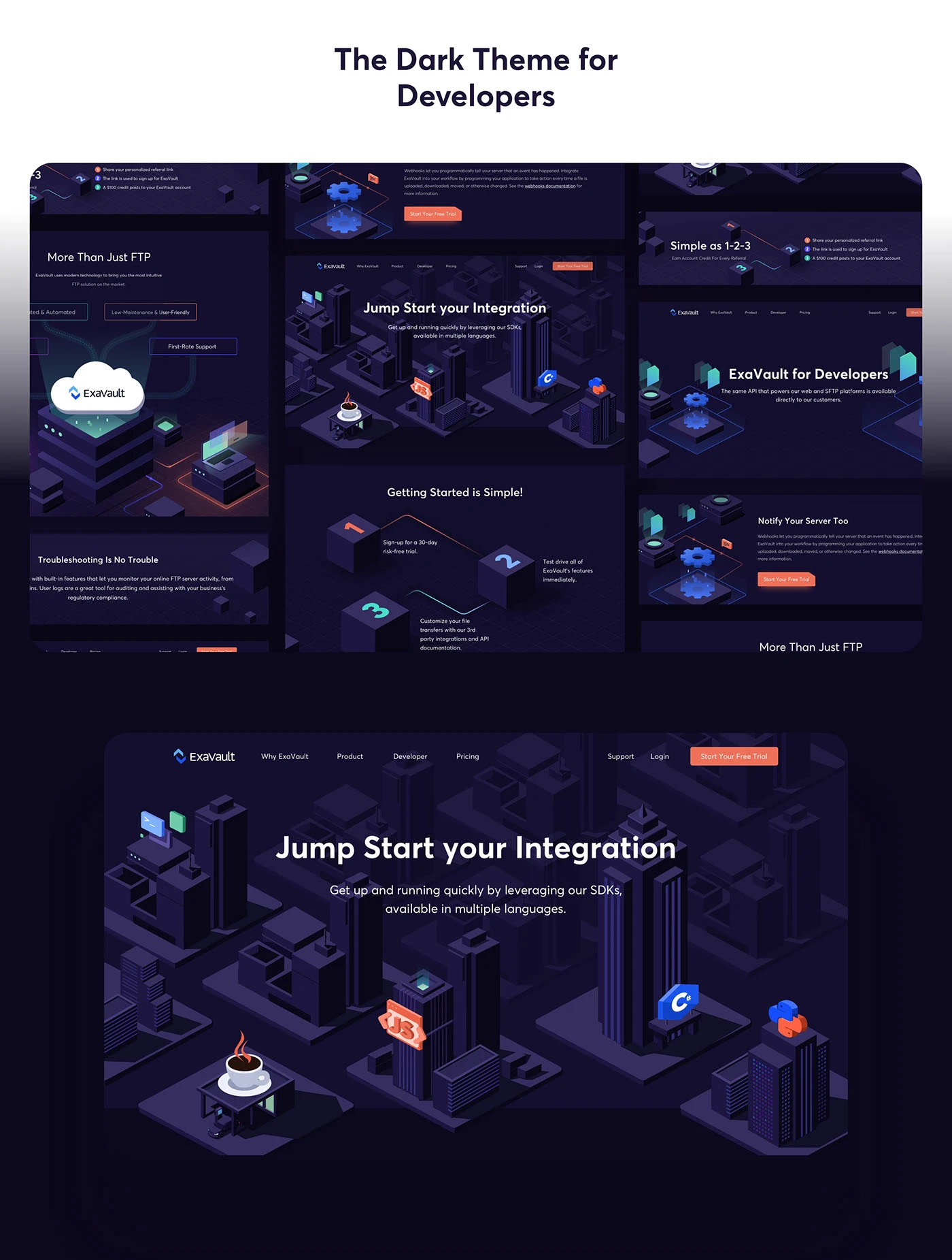 branding design ILLUSTRATION Isometric isometric illustration landing page typography Web Design Website Website Design
