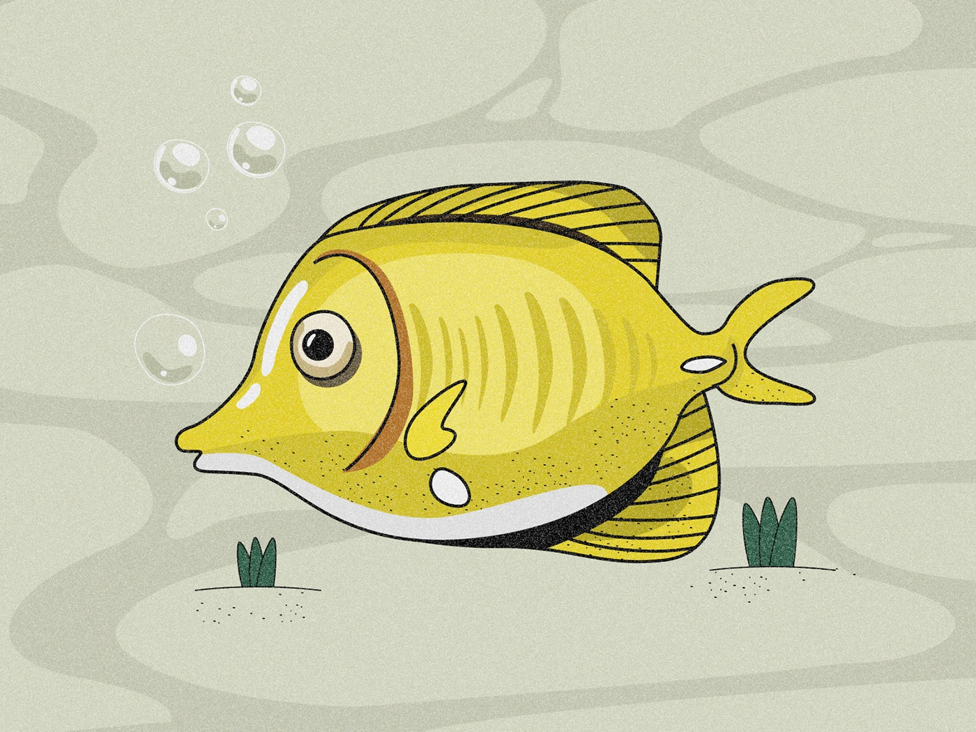 ILLUSTRATION  Character design  Drawing  digital illustration fish design