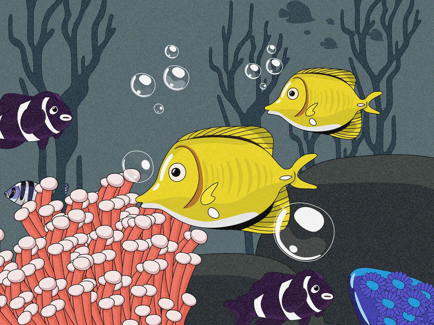 ILLUSTRATION  Character design  Drawing  digital illustration fish design