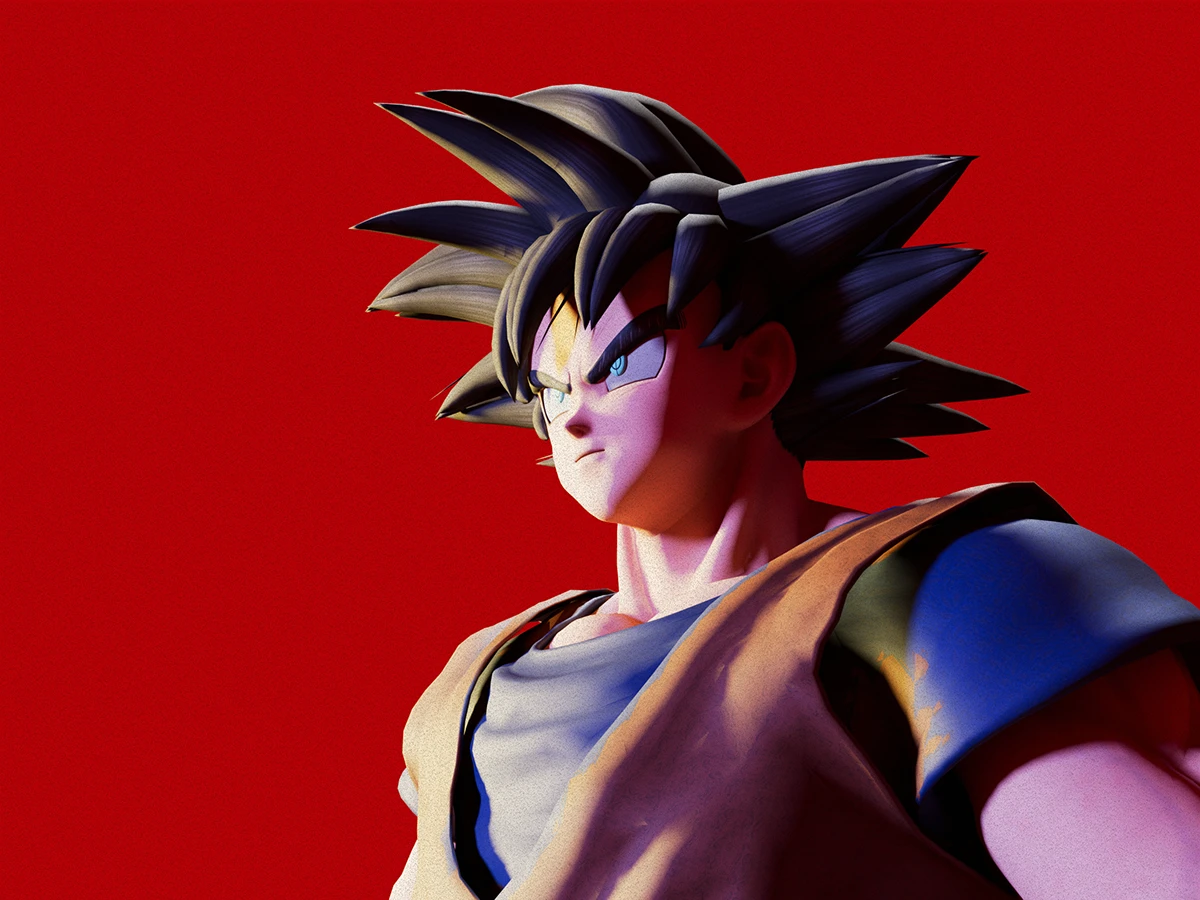 3D Character dragon ball Dragonball anime Digital Art  ILLUSTRATION  concept art Character design  japan