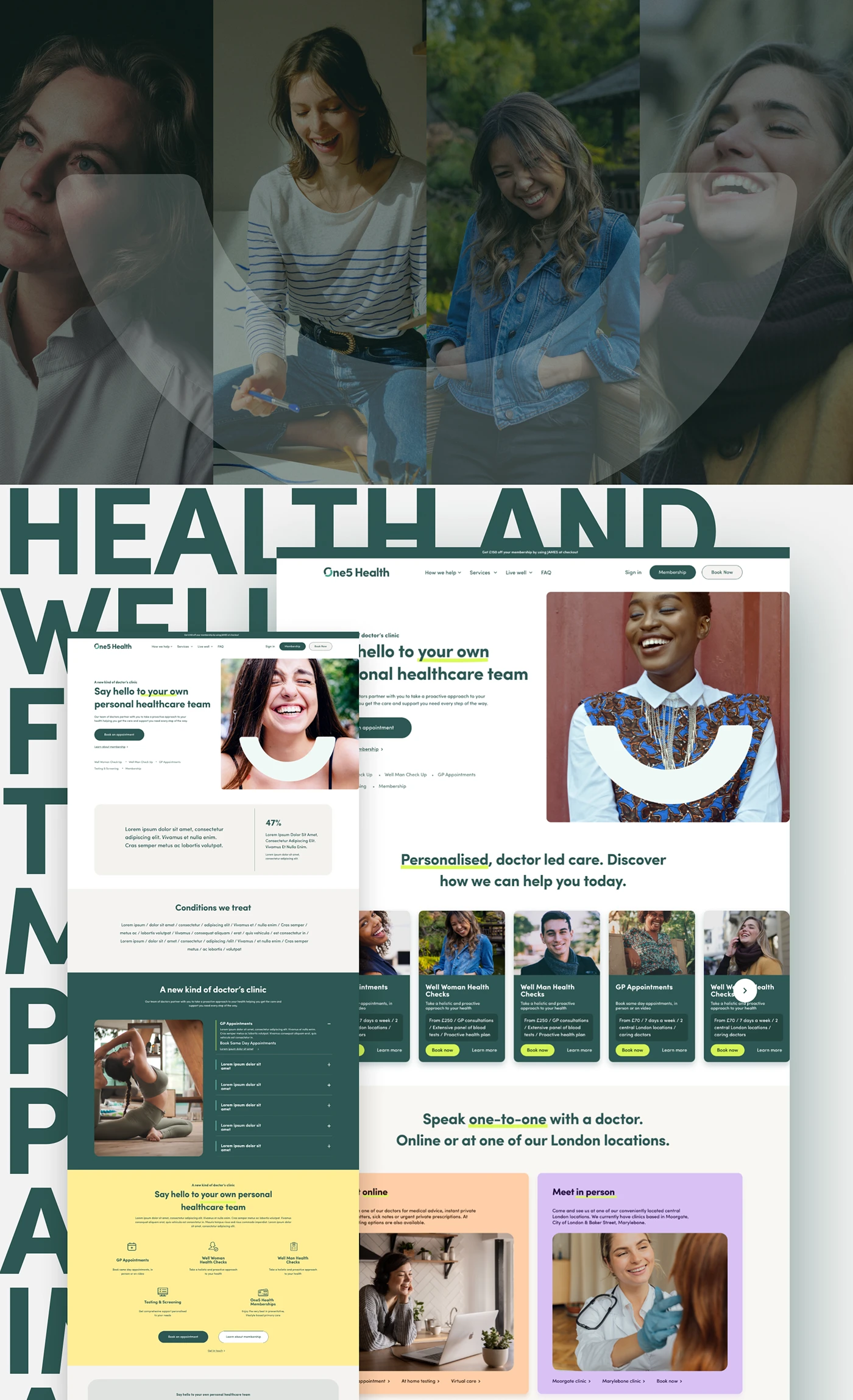 Website Web Design  Web Website Design Health healthcare health care clinic medical doctor