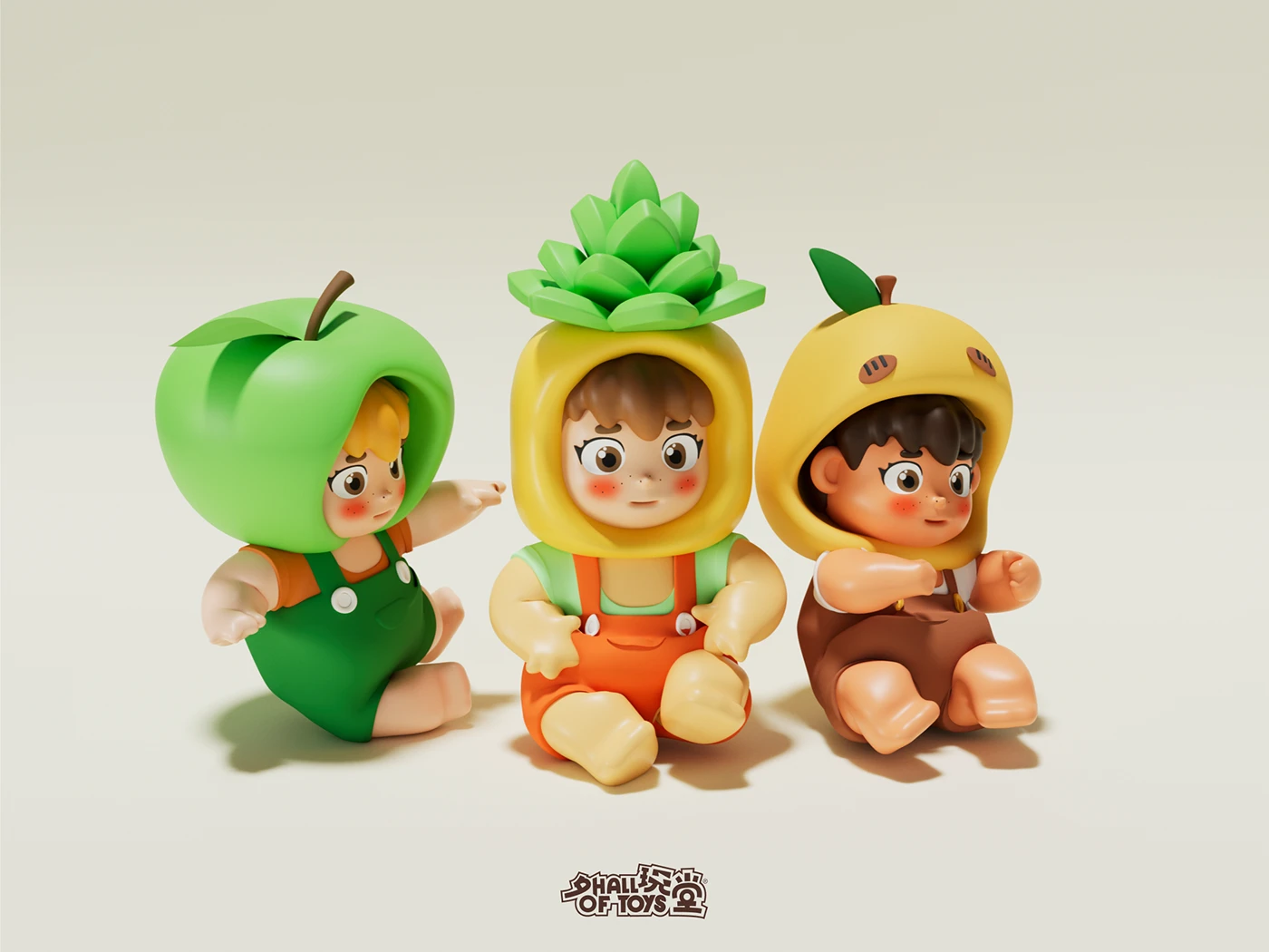 Trendy toys 3д IP character Design Mascot IP cartoon characters Children's Toys motion motion graphics 2D Animation