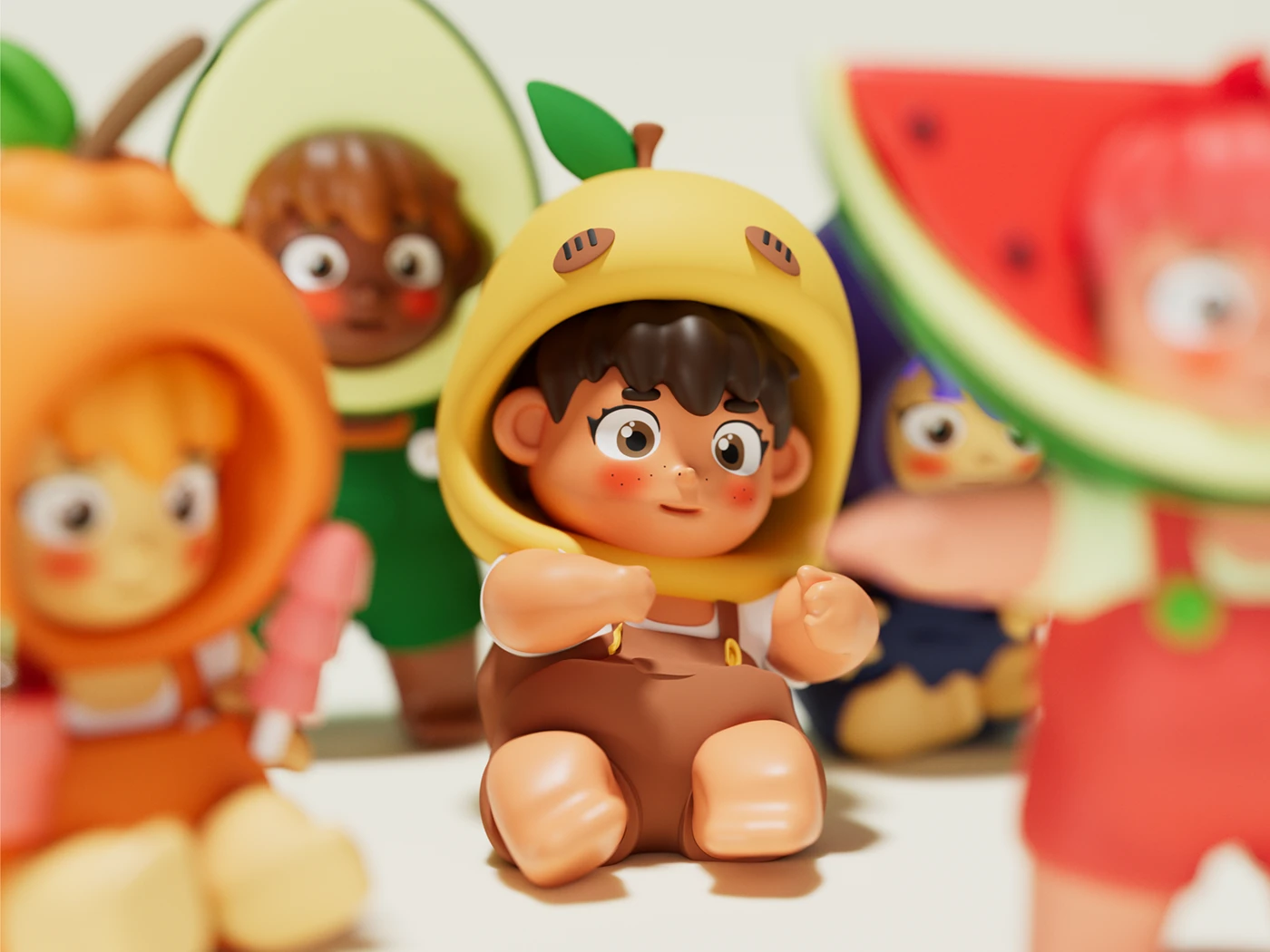 Trendy toys 3д IP character Design Mascot IP cartoon characters Children's Toys motion motion graphics 2D Animation