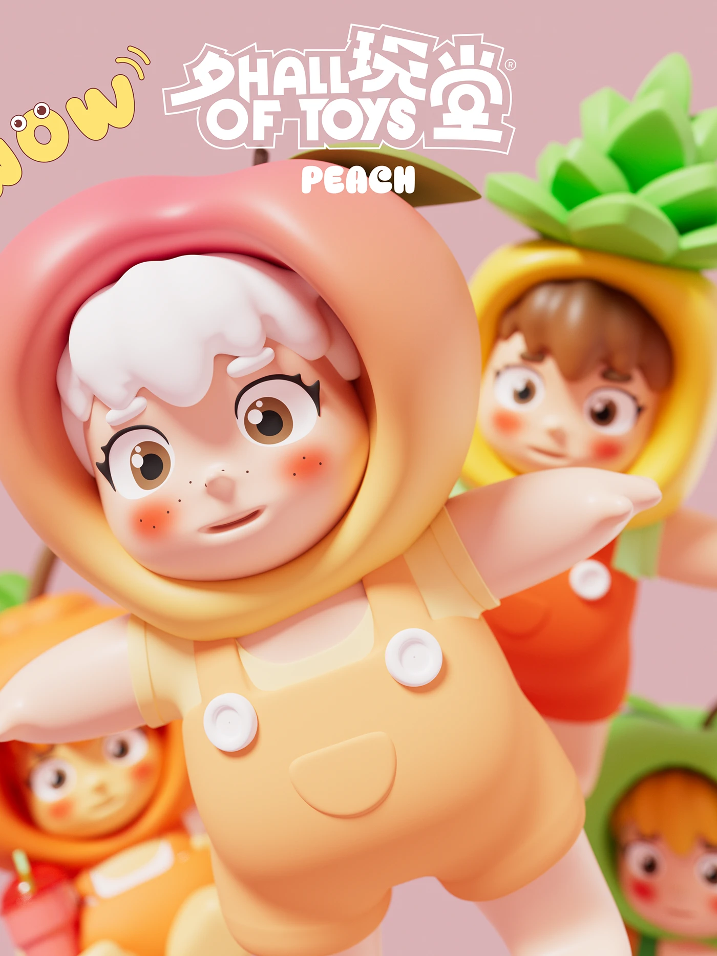 Trendy toys 3д IP character Design Mascot IP cartoon characters Children's Toys motion motion graphics 2D Animation