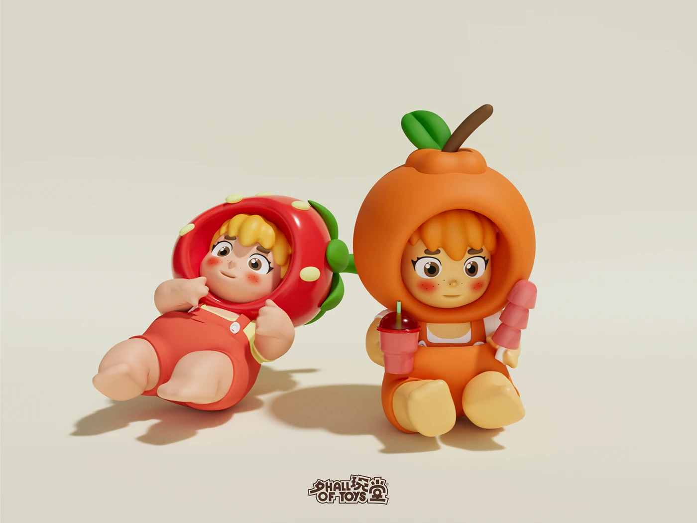 Trendy toys 3д IP character Design Mascot IP cartoon characters Children's Toys motion motion graphics 2D Animation