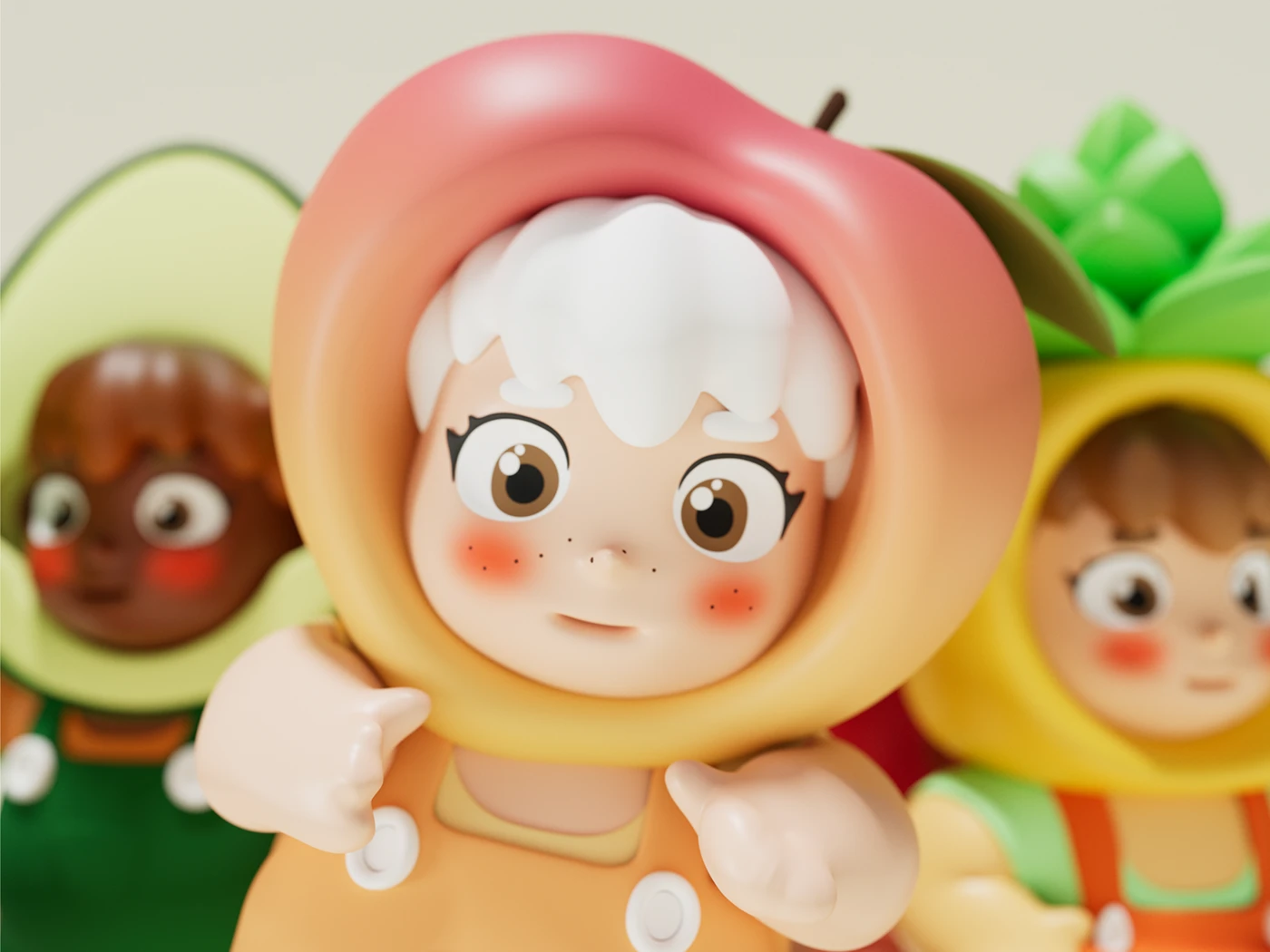 Trendy toys 3д IP character Design Mascot IP cartoon characters Children's Toys motion motion graphics 2D Animation
